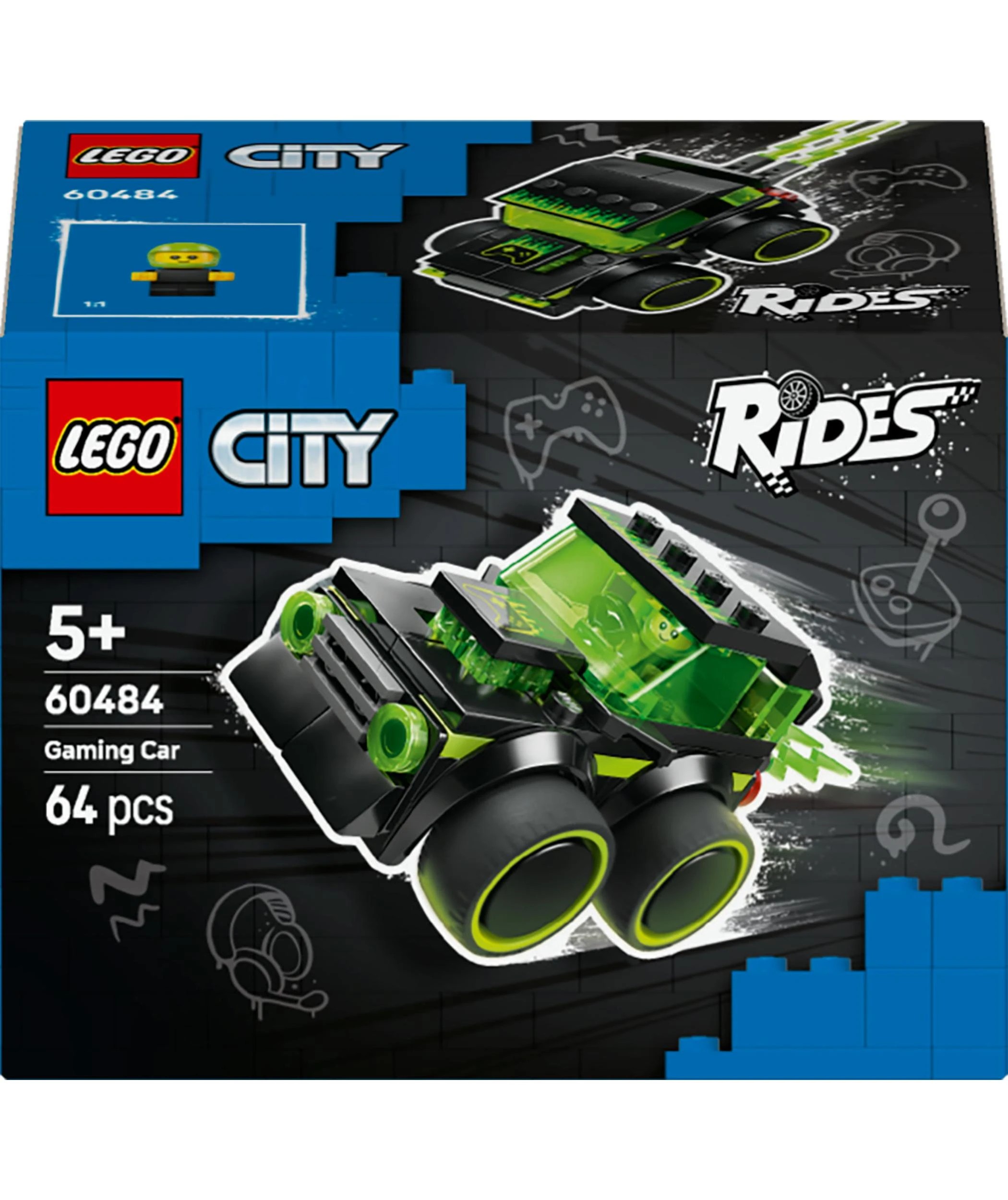 1 LEGO City Rides Gaming Race Car 60484, 1 of 10