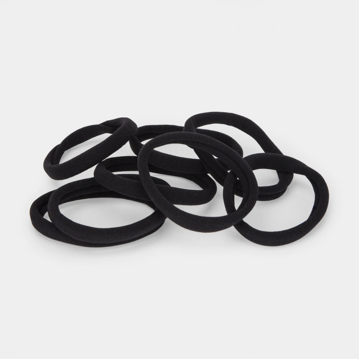 2 8 Pack Extra Large Soft Ponytailers - Black, 2 of 4