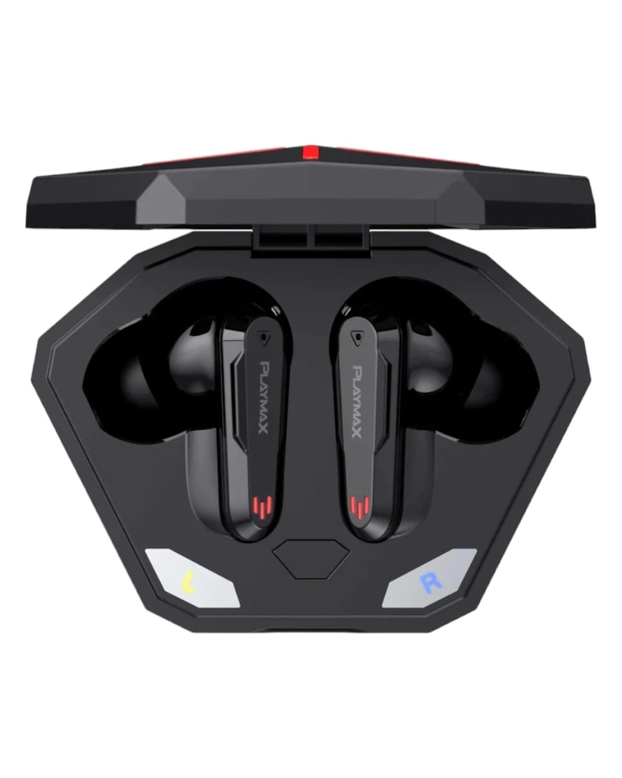 6 Playmax True Wireless RGB Gaming Earbuds - Hex, 6 of 10