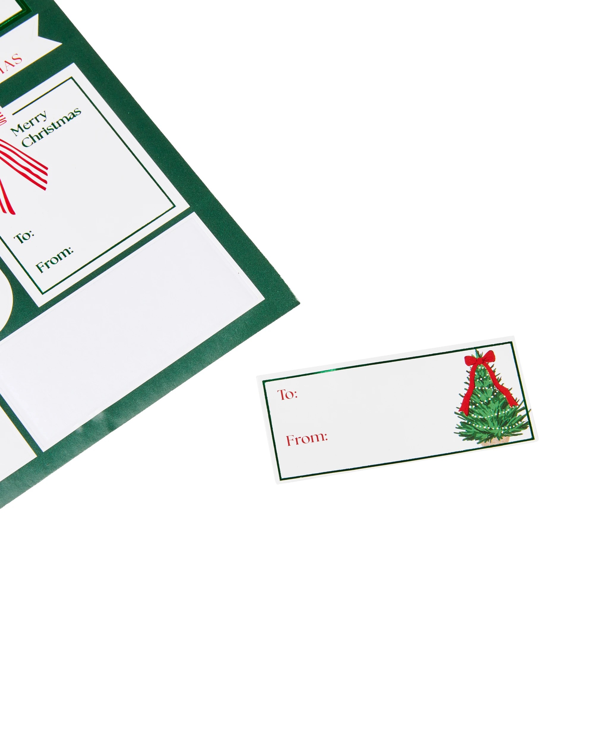5 100 Pack Christmas Sticker Tags - Assorted, 5 of 6