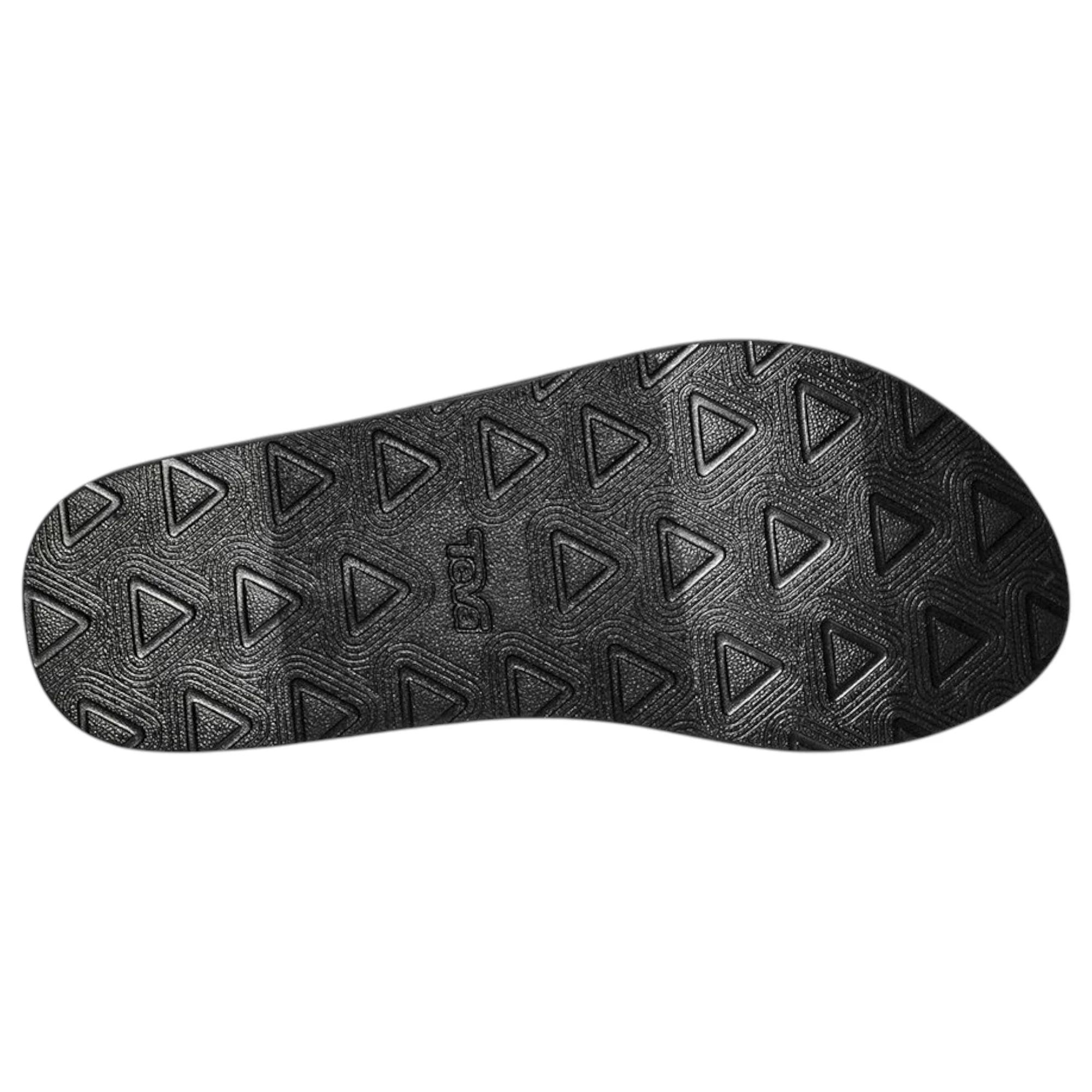6 Teva Womens Reflip Slip On Sandals Thongs BLACK/BLACK, 6 of 6