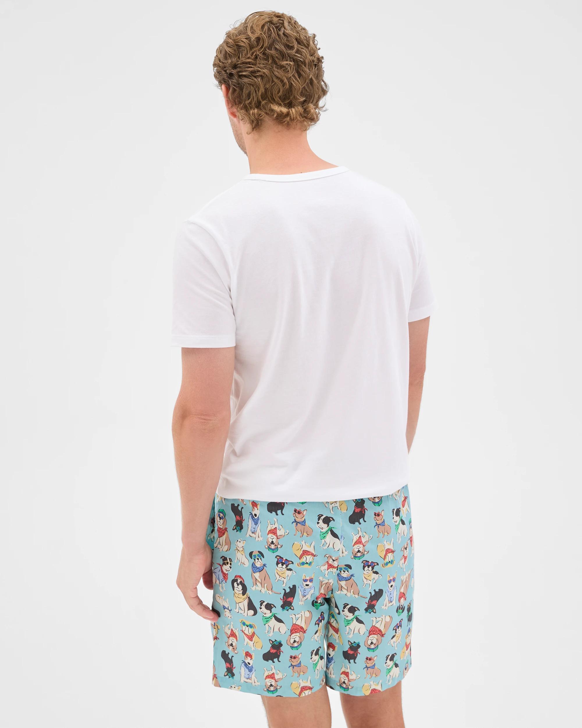 6 Maxx Poplin Sleep Shorts MULTI DOGS, 6 of 6