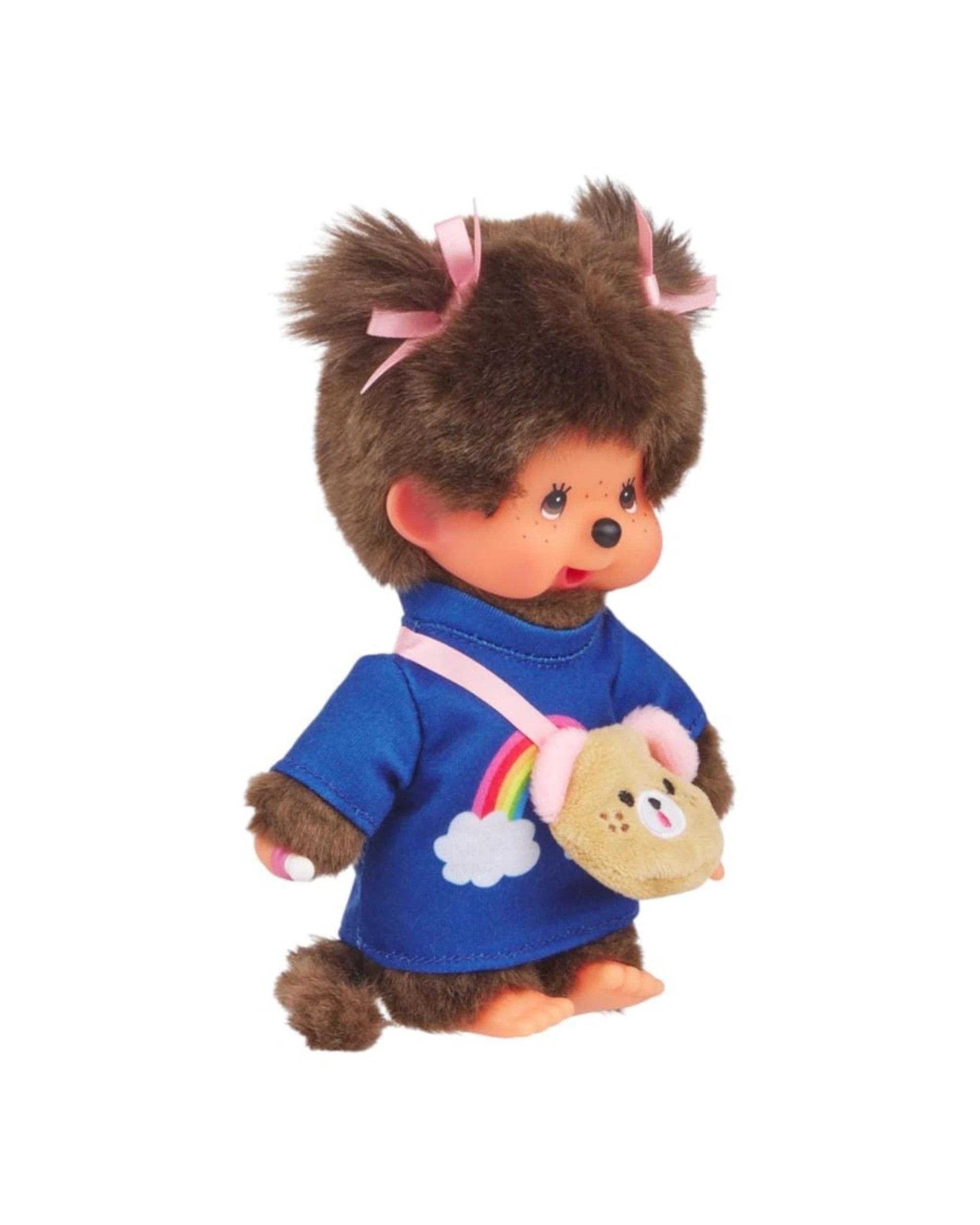 5 Sekiguchi Monchhichi Kawaii Messenger Bag Girl Plush Doll, 5 of 6