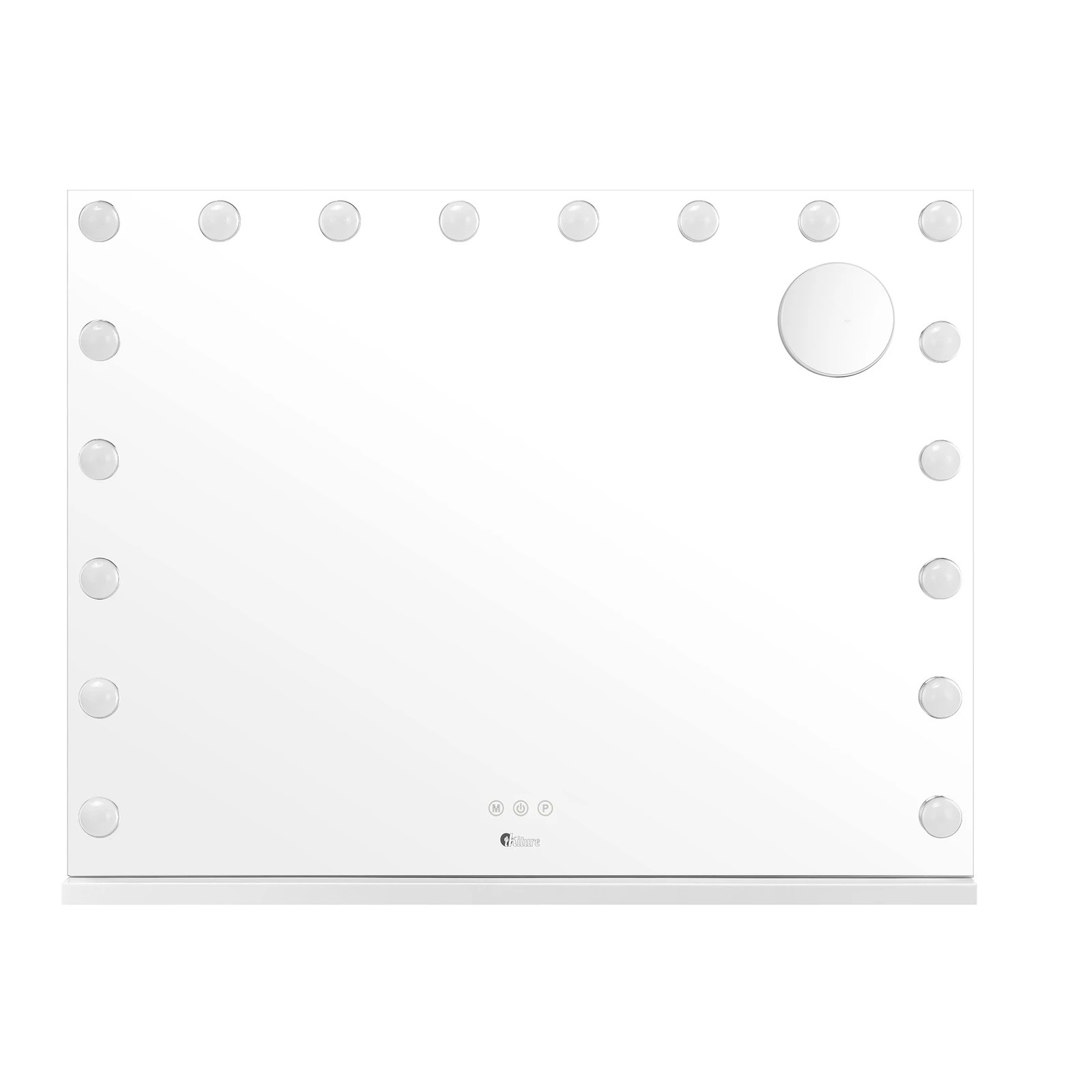6 Oikiture Hollywood Makeup Mirror Magnifying Led 18 Bulbs 80x62cm Wall Mirrors
 - White, 6 of 8