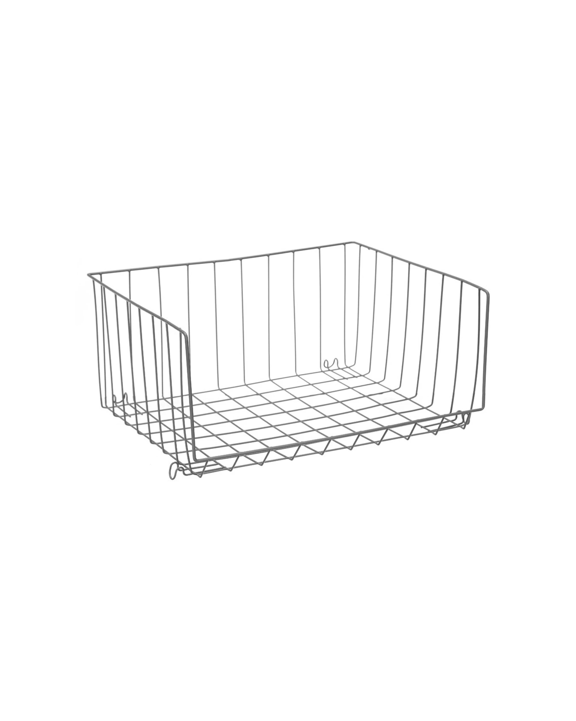 2 Boxsweden Wire Stackable Storage Basket 47x42x22cm - Assorted, 2 of 3