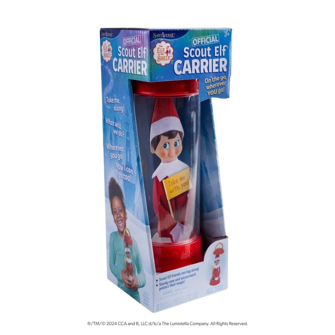 2 3 Piece The Elf on the Shelf: A Christmas Tradition Official Scout Elf Carrier, 2 of 9