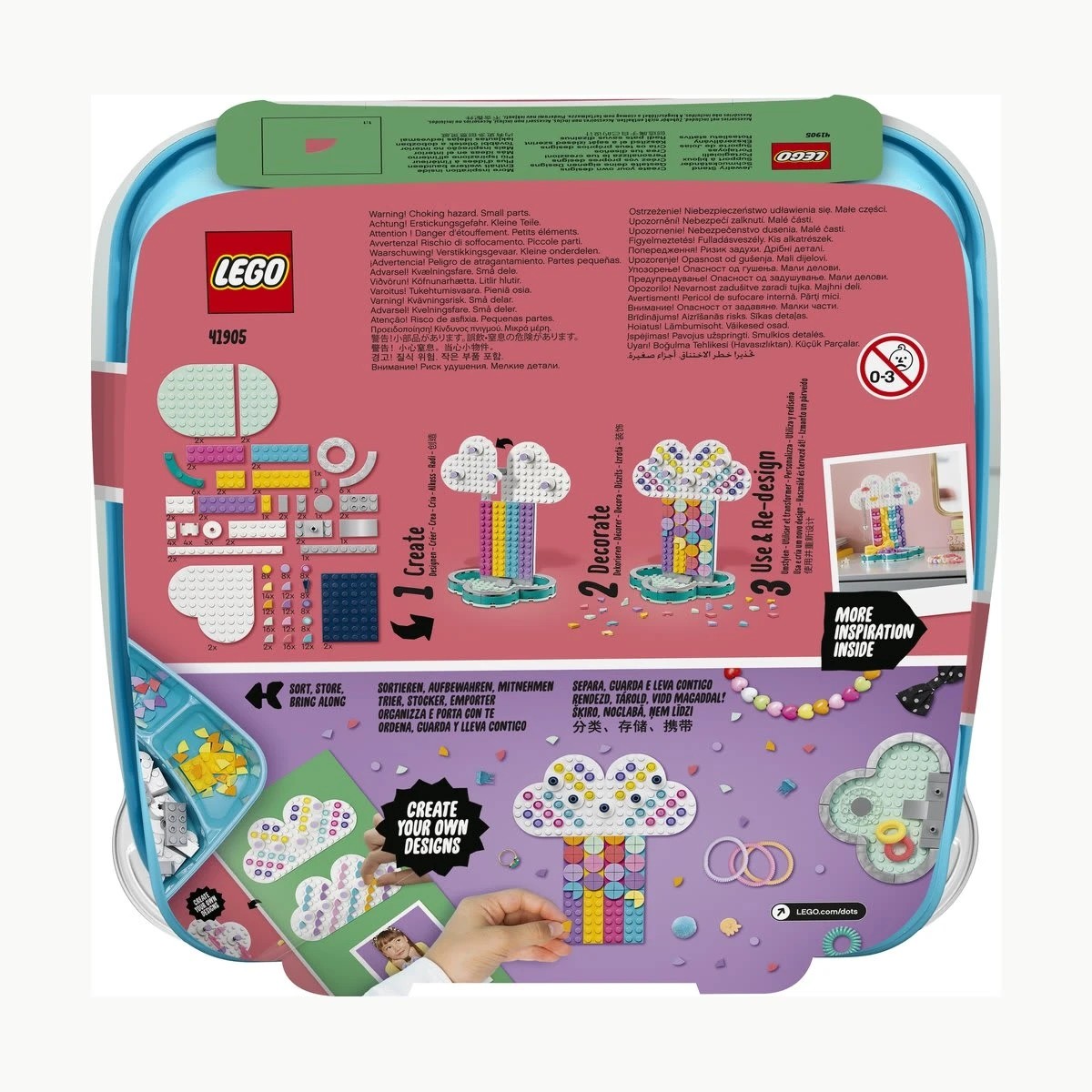 8 LEGO DOTS Rainbow Jewelry Stand Set 41905, 8 of 8