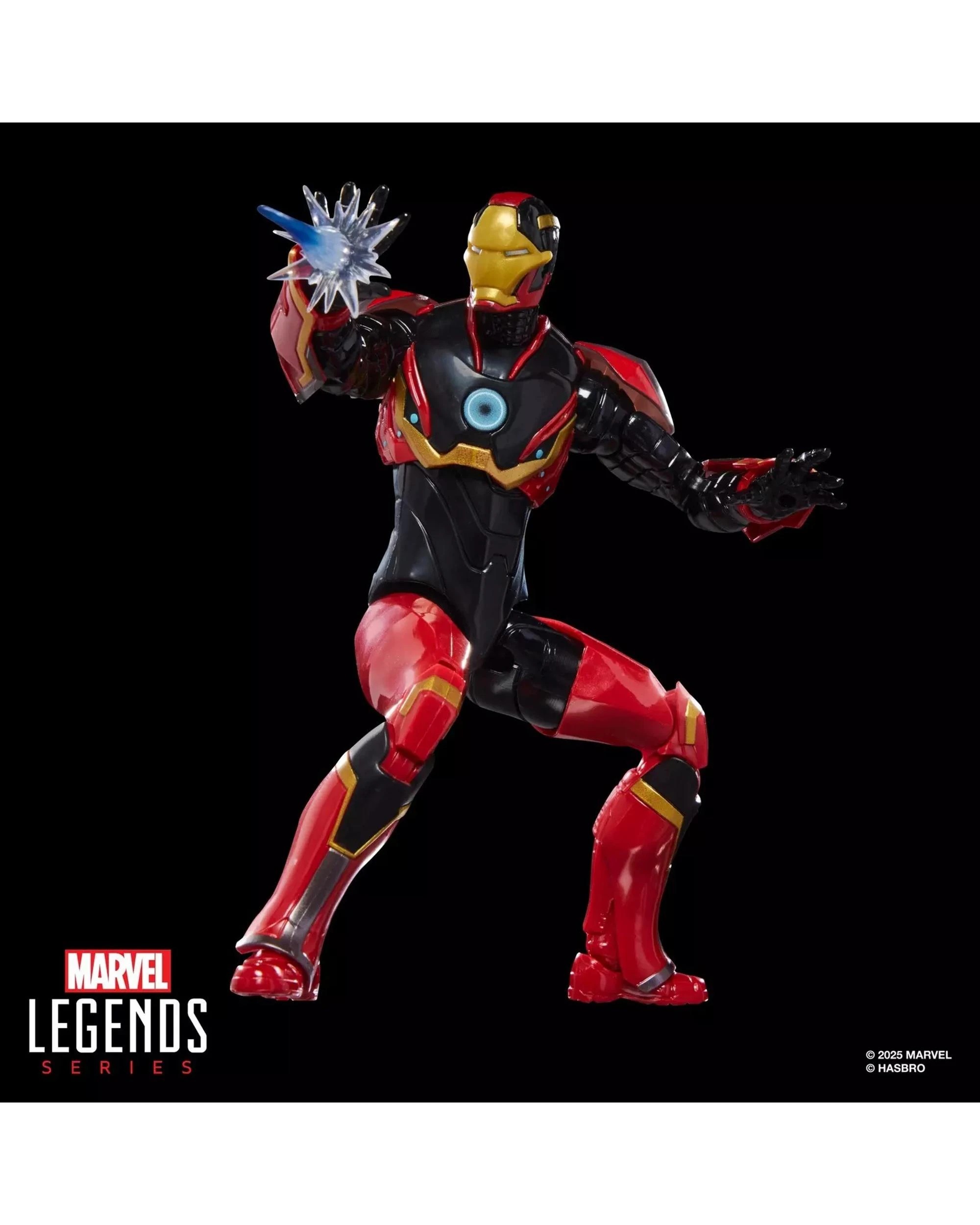 6 Hasbro Marvel Legends Series Iron Man Mark 72 Build-A-Fig Action Figure, 6 of 10