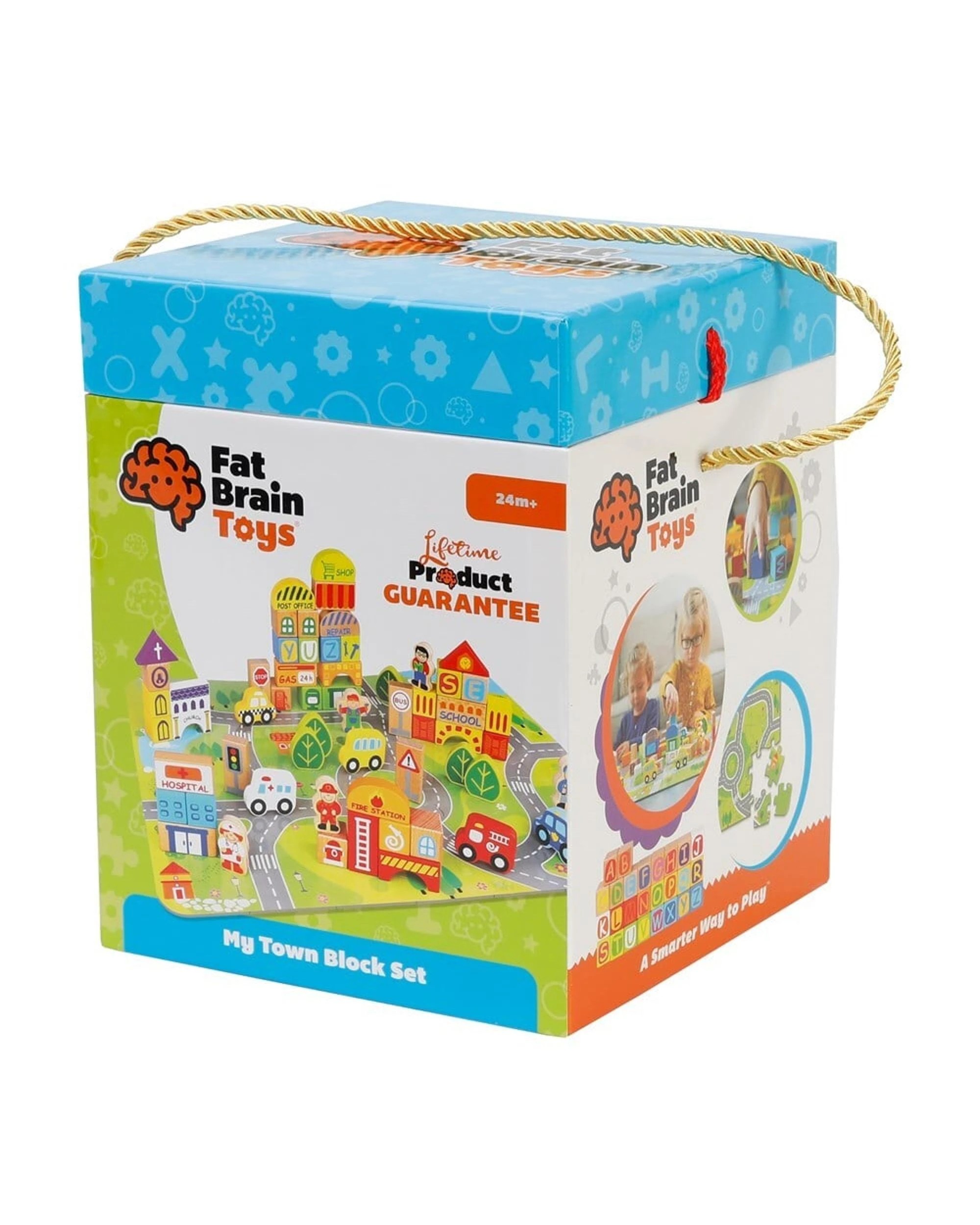 1 Fat Brain Toy Co My Town Block Set, 1 of 6