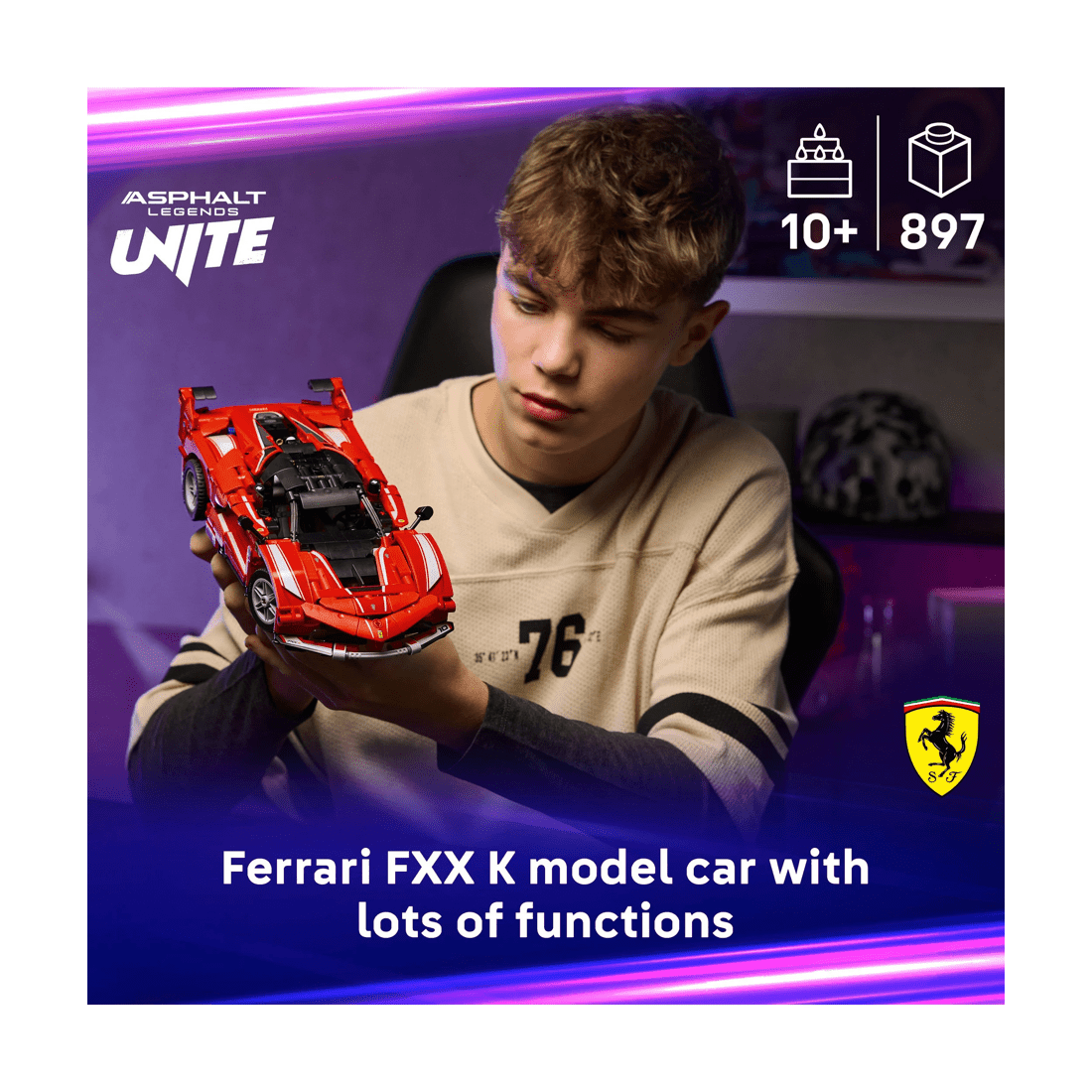 3 LEGO Technic Ferrari FXX K 42212, 3 of 10