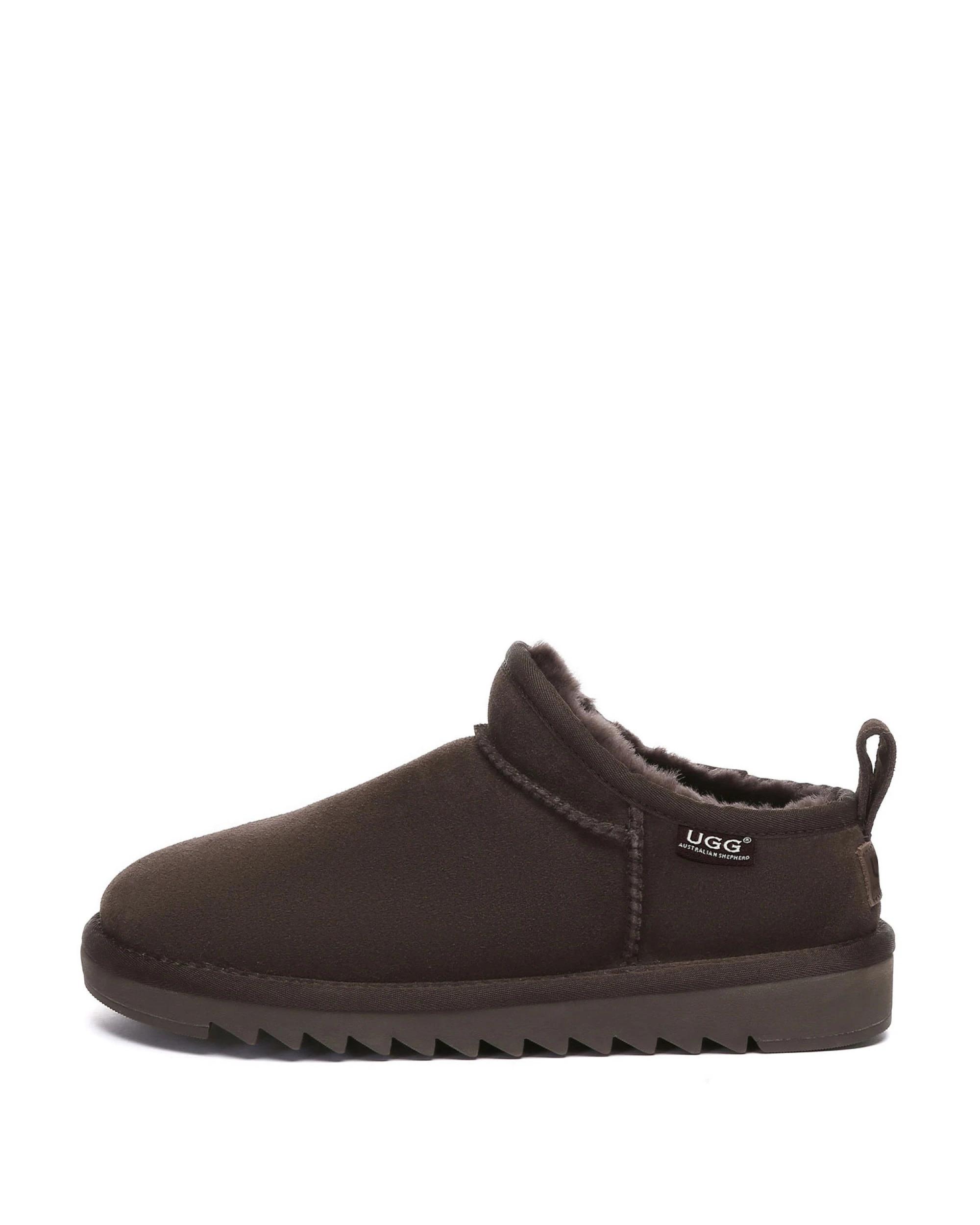 4 Australian Shepherd UGG Unisex Nano Classic Boots CHOCOLATE, 4 of 5