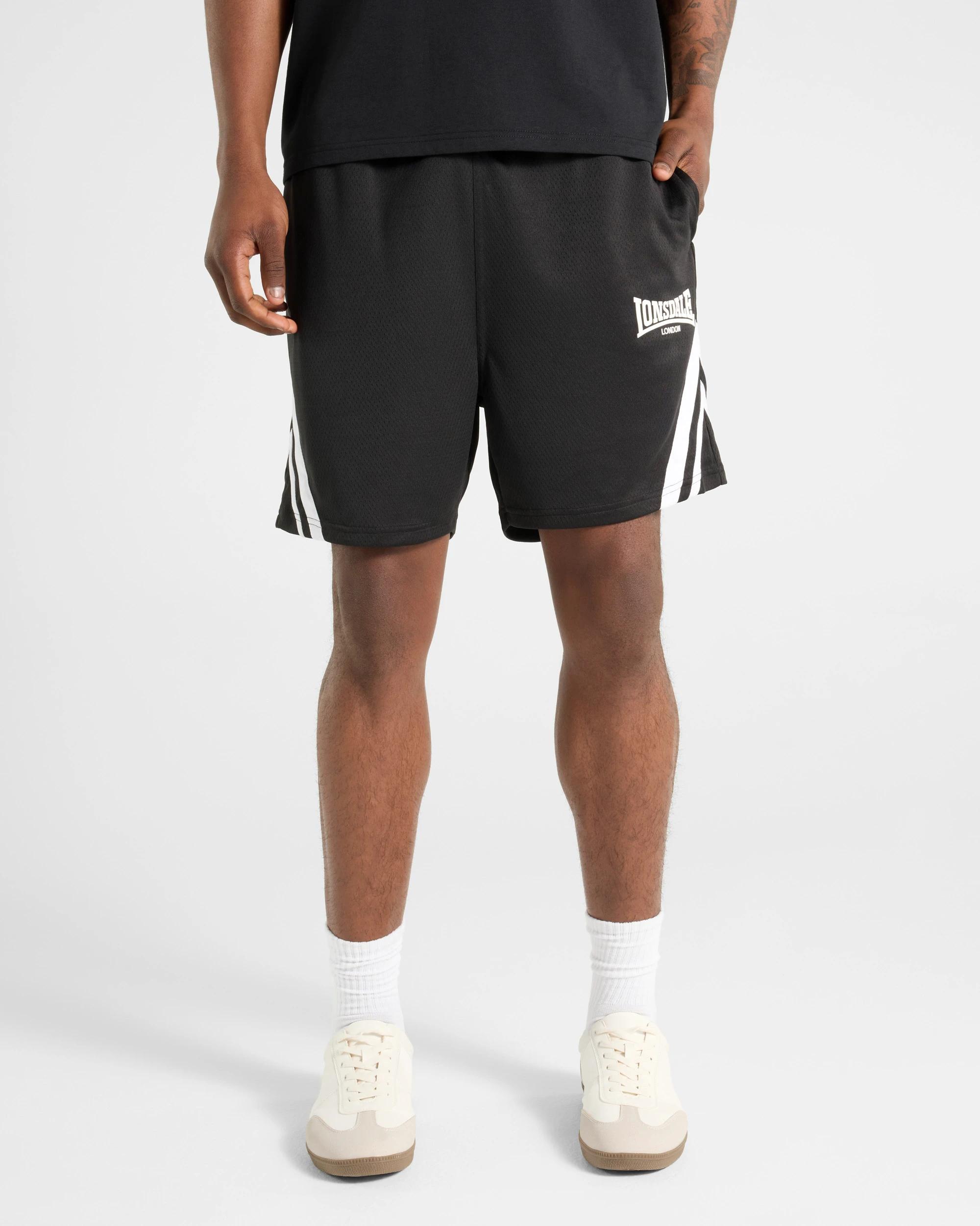 2 Mesh Shorts - Lonsdale London BLACK, 2 of 6