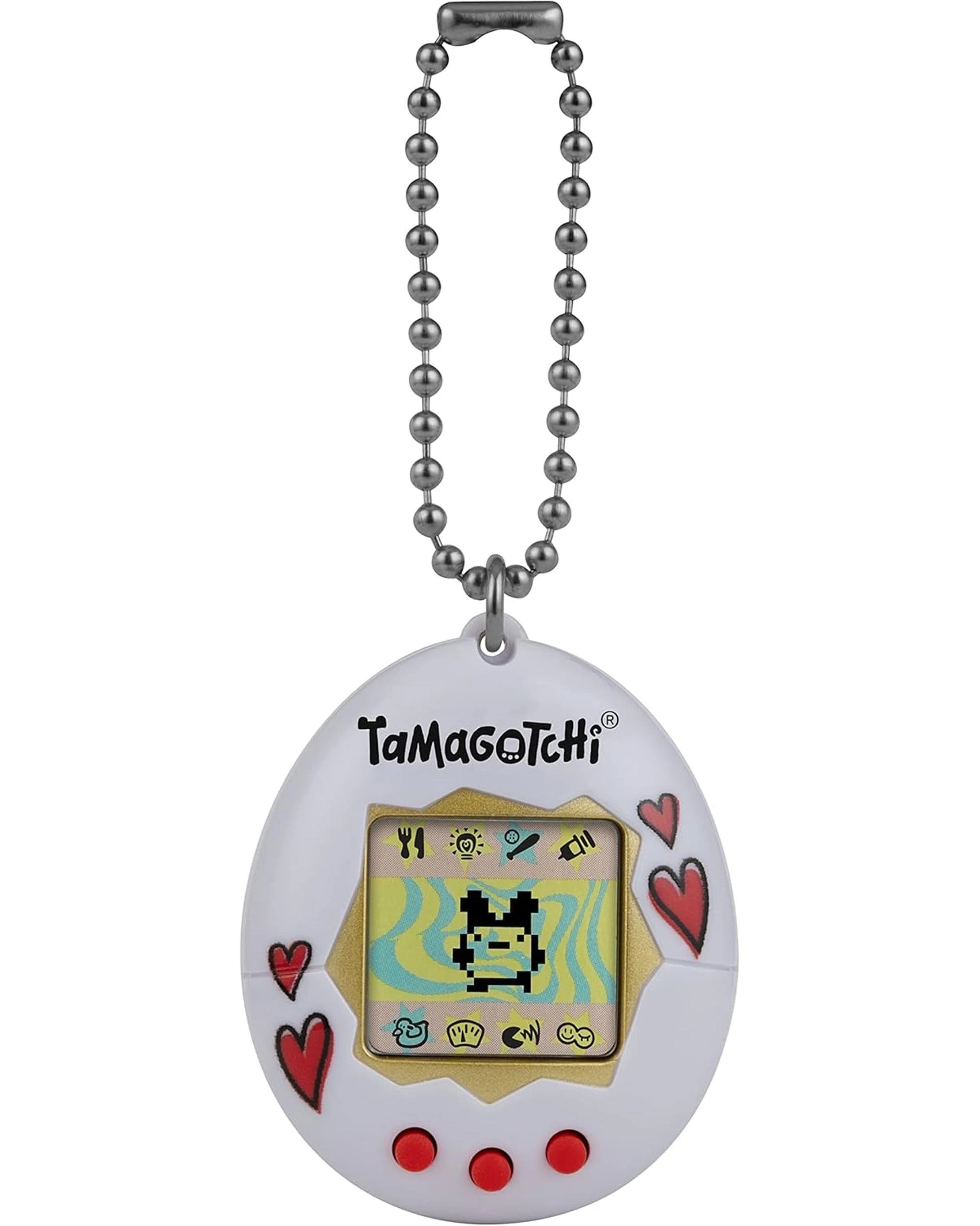 3 Tamagotchi Original Gen 2 - Heart - White, 3 of 6