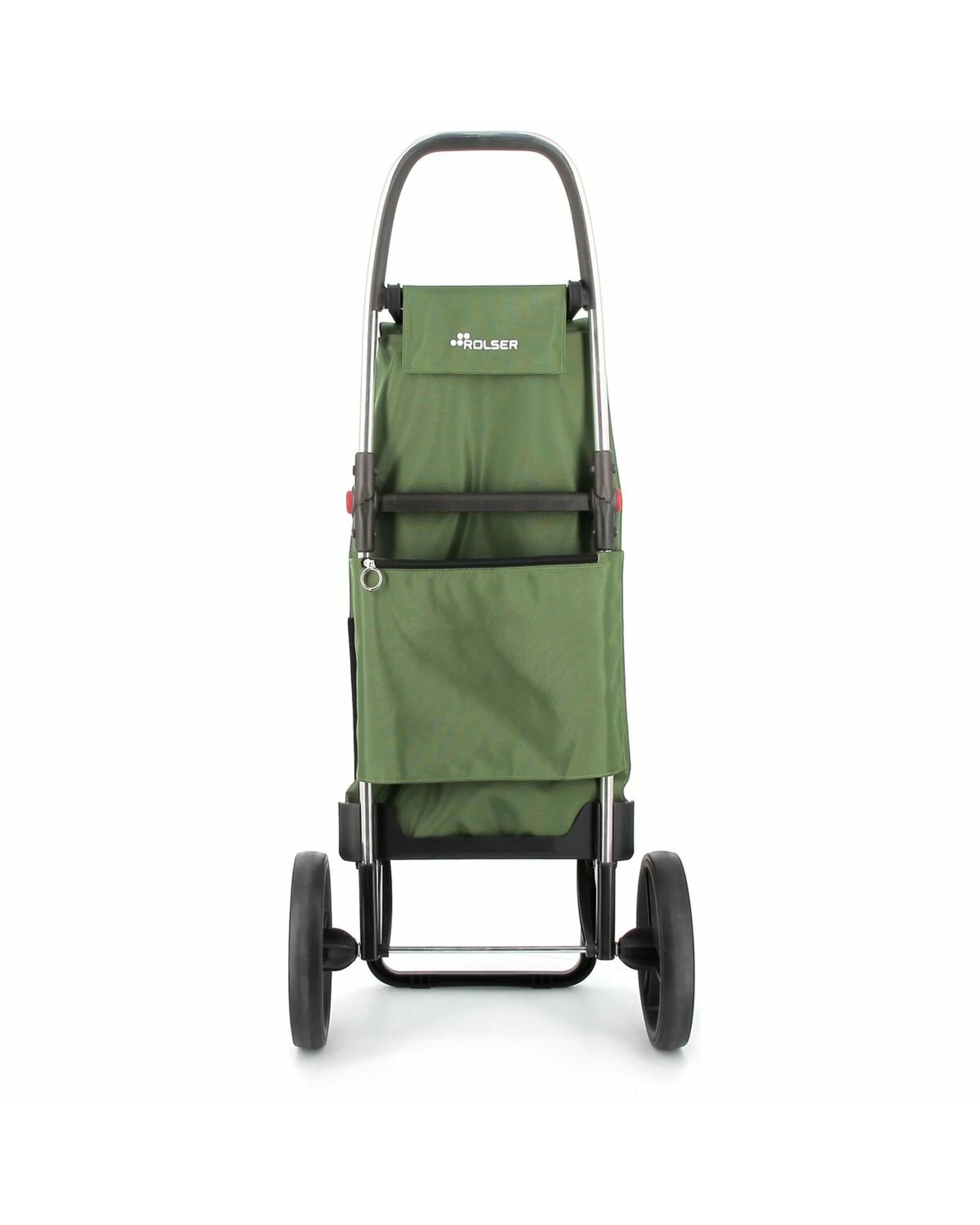 3 Rolser IMax Urban Folding Big Wheel Trolley Khaki, 3 of 4