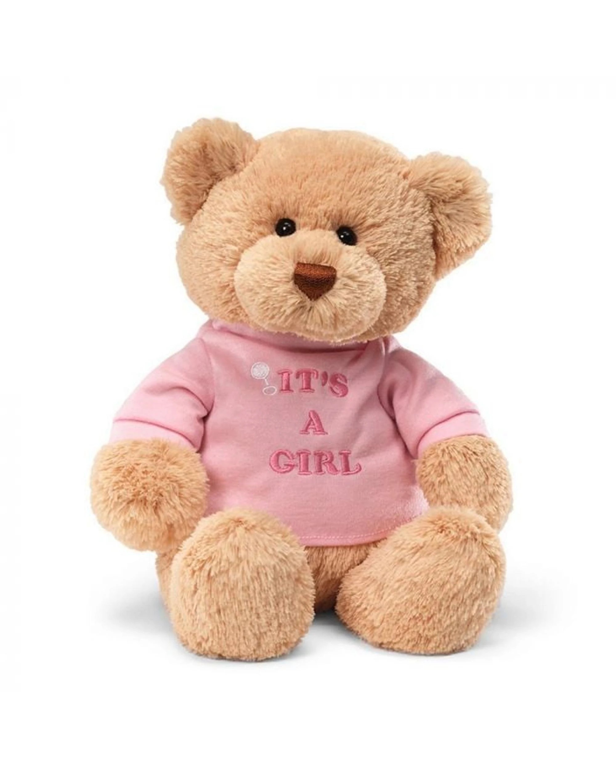 1 Gund Message Bear It's A Girl Pink Shirt 30cm Plush - Pink, 1 of 1