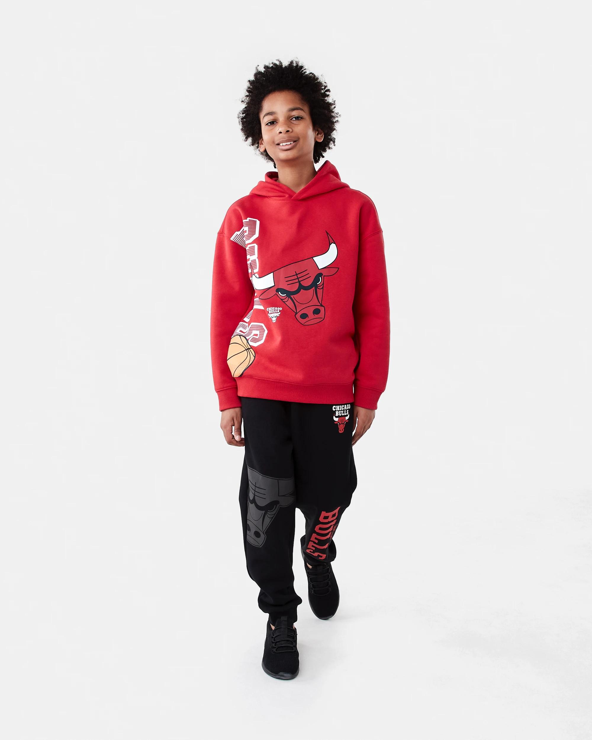 6 Official NBA Youth Trackpants BLACK BULLS TRACK, 6 of 6