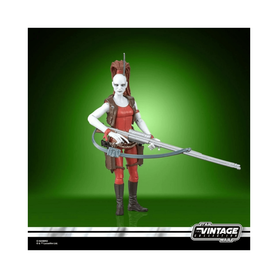 2 Hasbro Star Wars The Vintage Collection The Phantom Menace: Aurra Sing Action Figure, 2 of 5