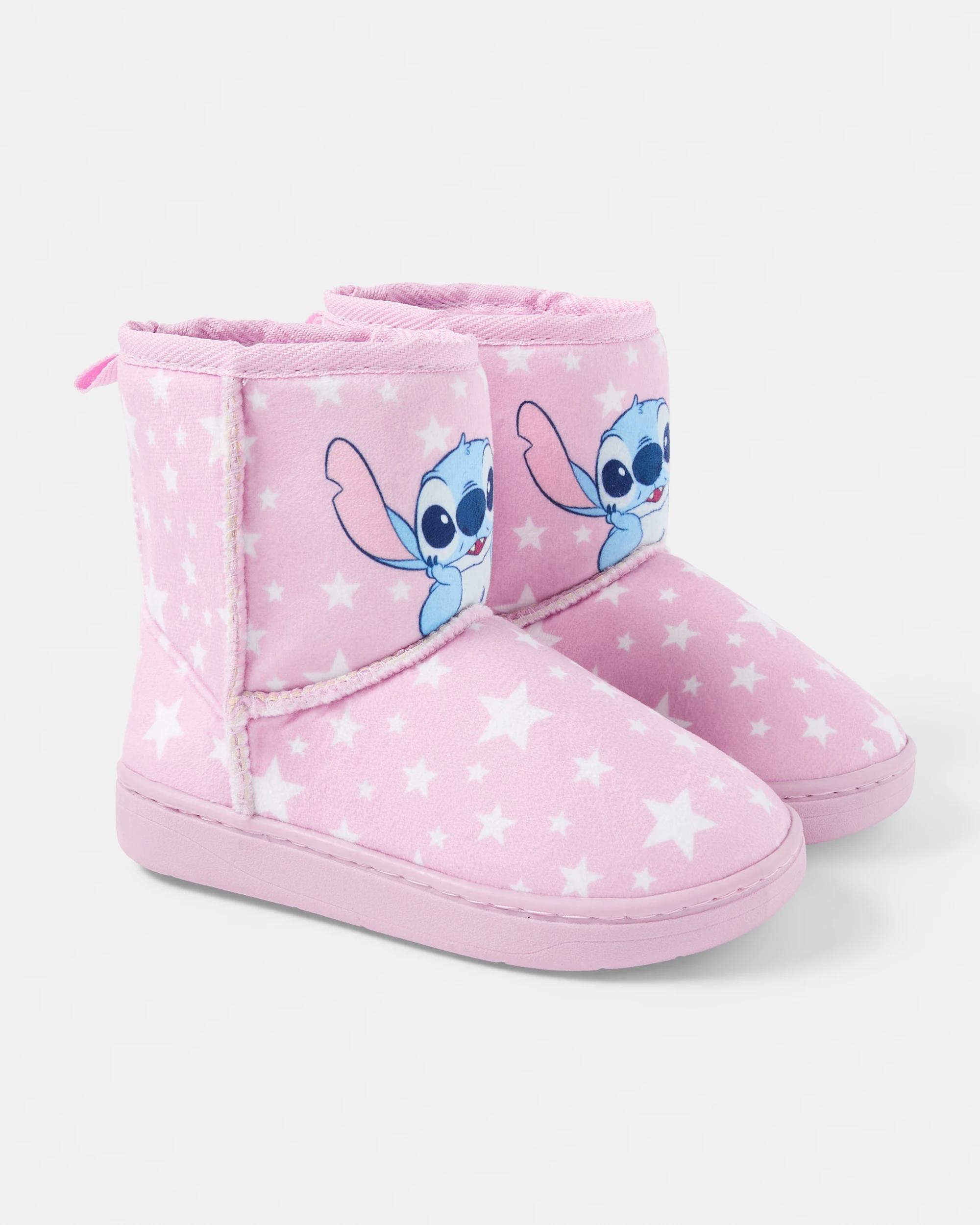 2 Junior Disney Lilo & Stitch License Slipper Boots Pk Stitch, 2 of 6