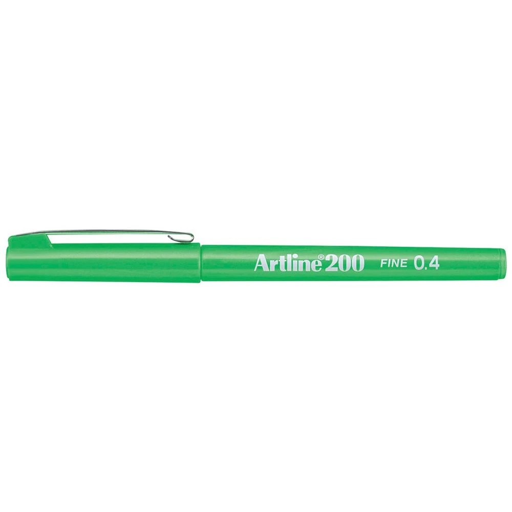 1 Artline 200 Fineliner Pen Green, 1 of 2