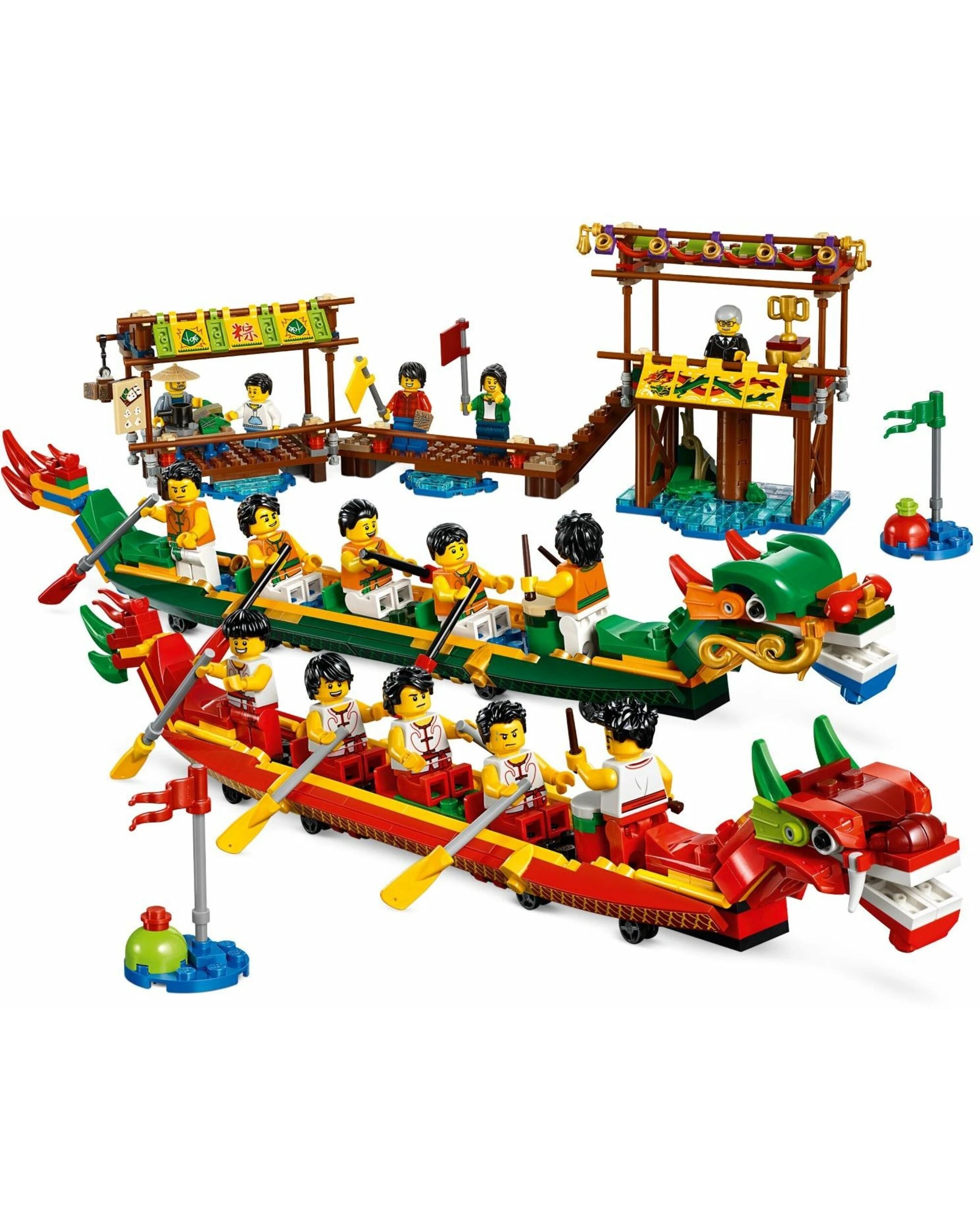 2 LEGO 80103 Dragon Boat Race Set with 15 Minifigures, 2 of 5