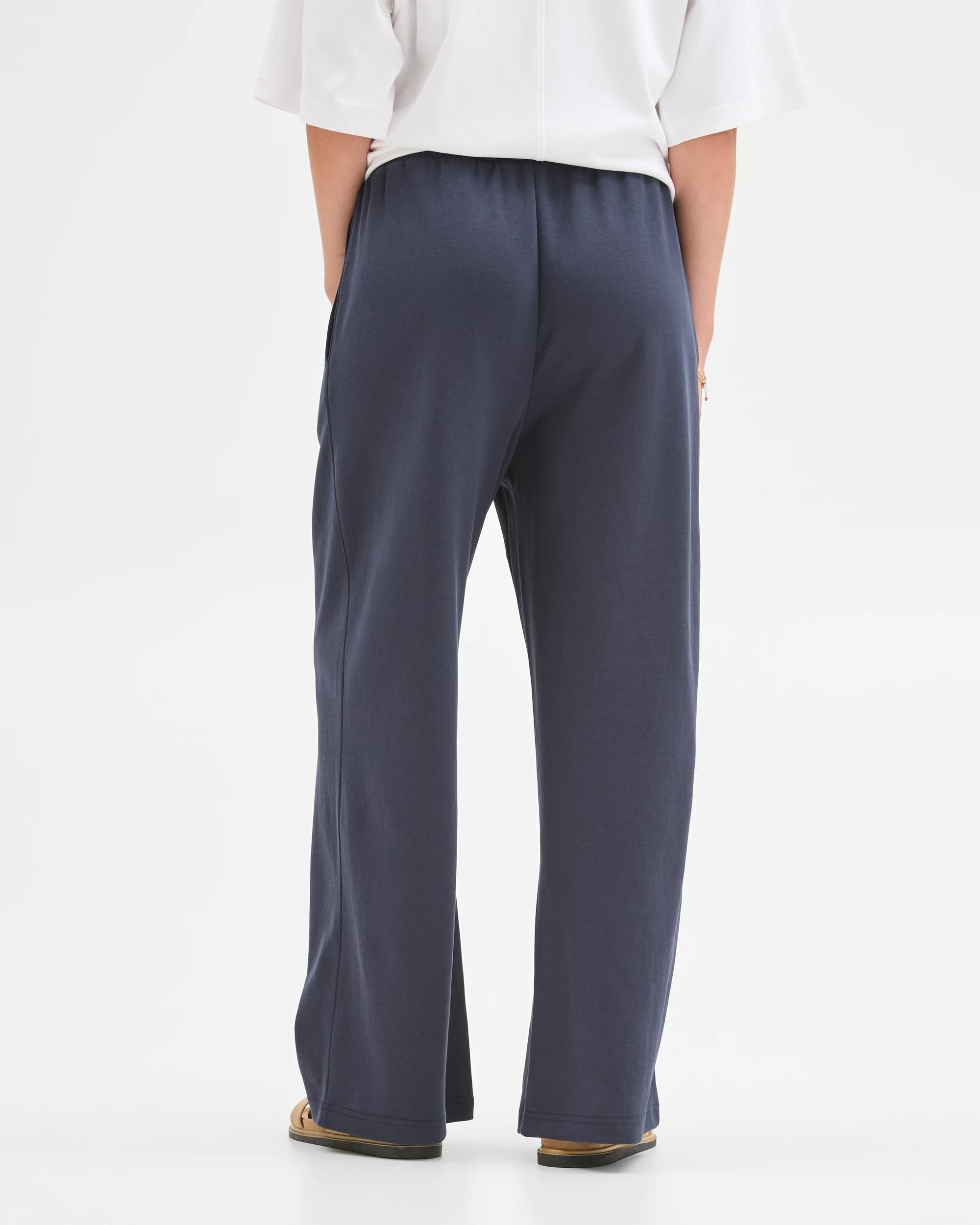 5 Target Woman Australian Cotton Blend Wide Leg Interlock Pants NIGHT SKY, 5 of 6