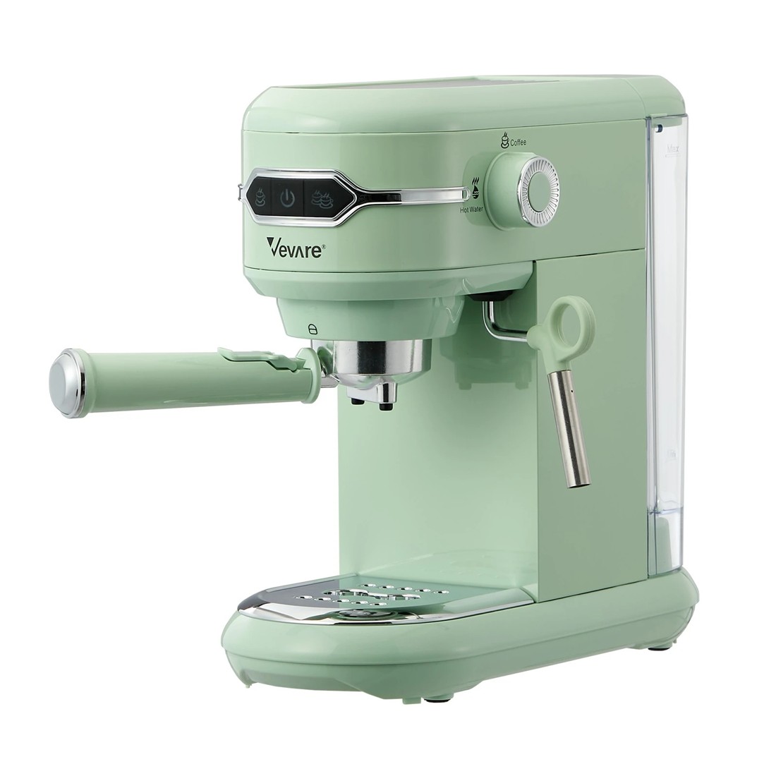 1 Vevare Espresso Coffee Machine Latter Cappuccino Maker 19 Bar Milk Frother - Green, 1 of 8