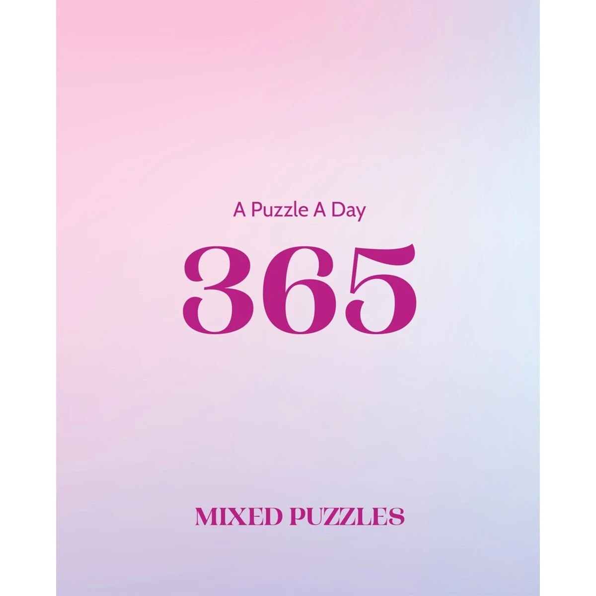 1 365 Puzzles: Mixed Puzzles - Book, 1 of 4