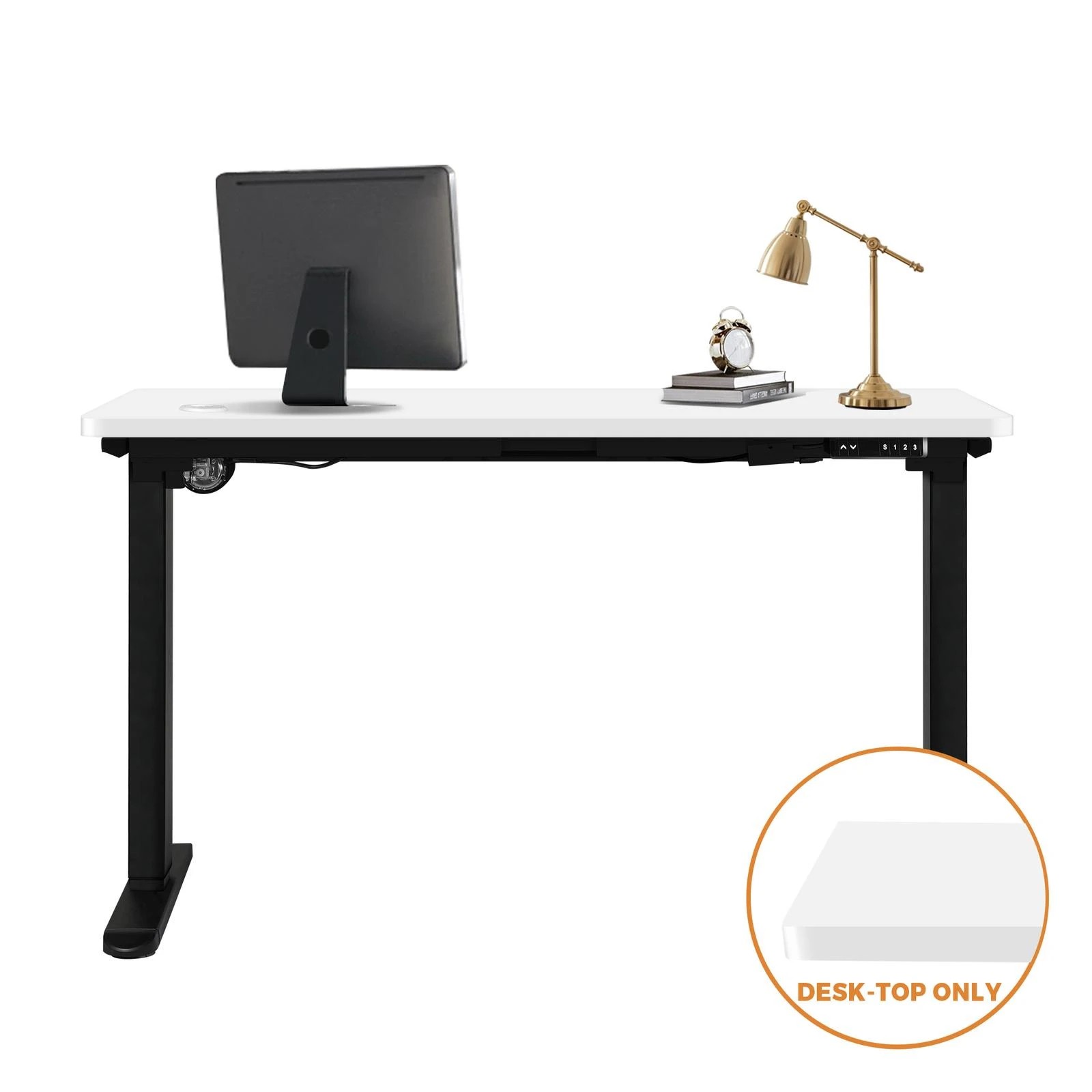 6 Oikiture 150cm Desk Top Electric Desk Board Computer Table
 - White, 6 of 9