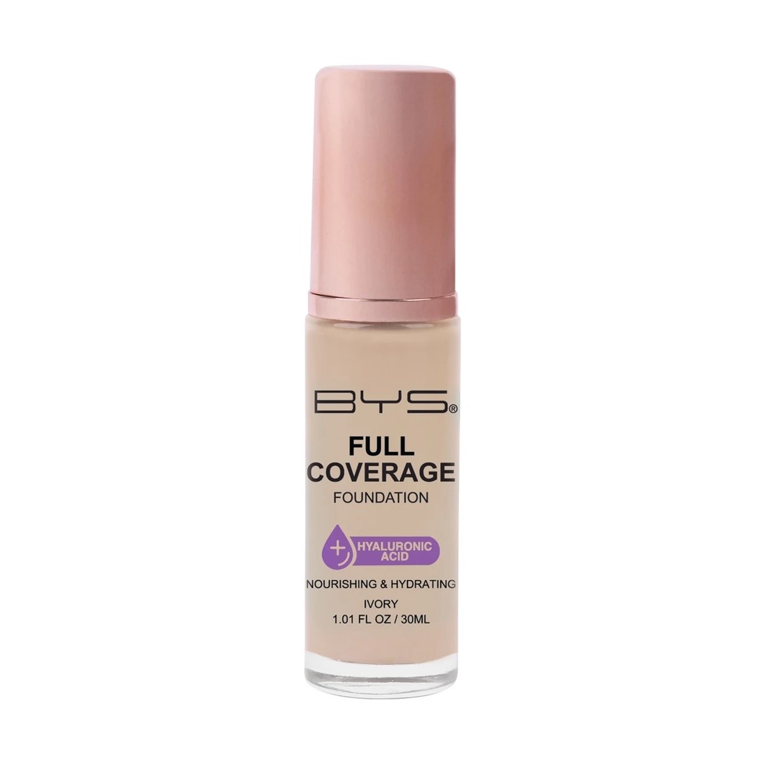 1 BYS Full Coverage Foundation - 30ml, Ivory, 1 of 1