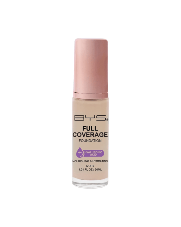 BYS Full Coverage Foundation - 30ml, Ivory
