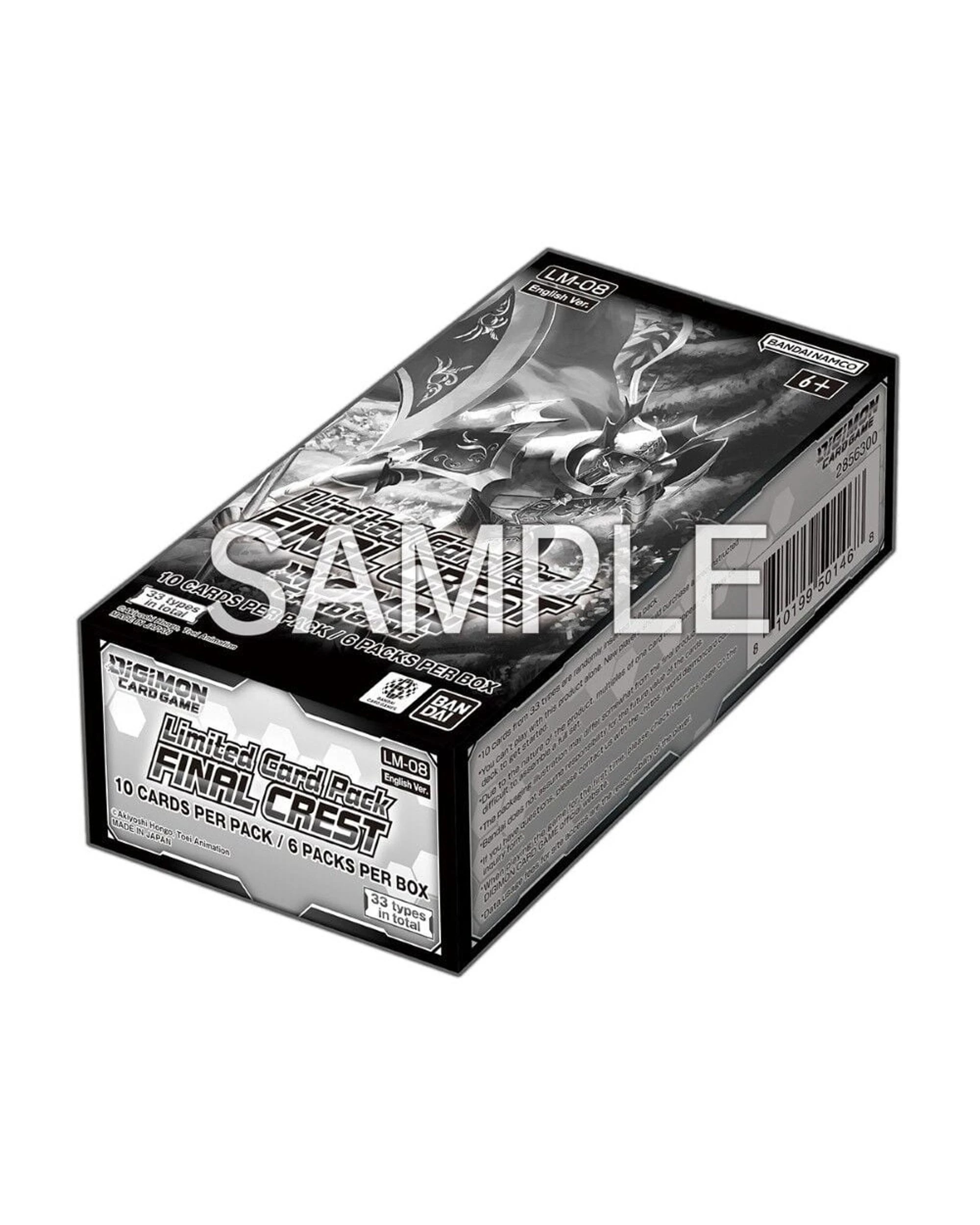 1 Digimon Card Game: Limited Card Pack Final Crest - LM-08, 1 of 4