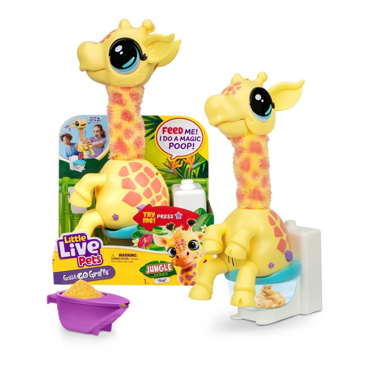 2 Little Live Pets Gotta Go Giraffe - Gigi, 2 of 10