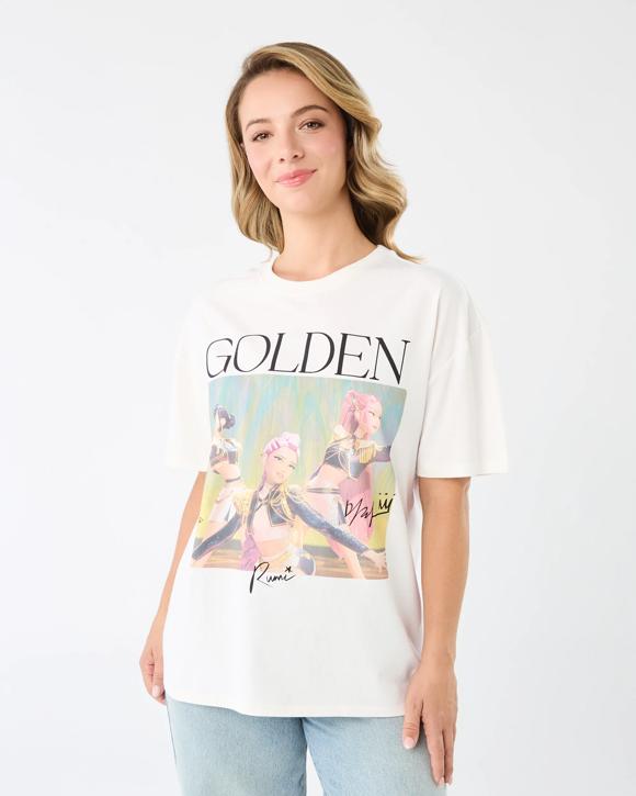KPop Demon Hunters License Short Sleeve Premium Oversized T-shirt