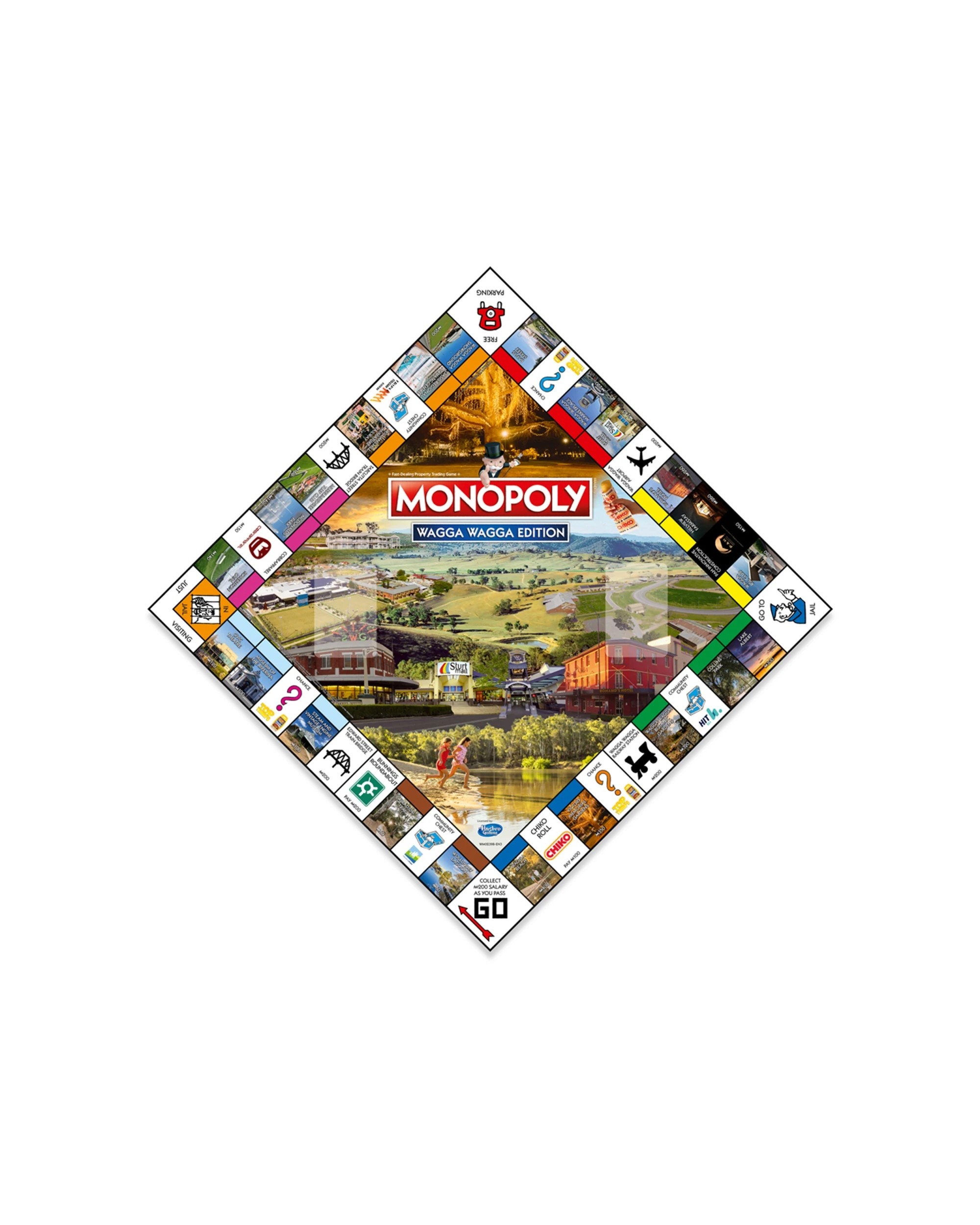 3 Monopoly City Editions Wagga Wagga Kids Family Tabletop Themed Board Game - Multi, 3 of 4