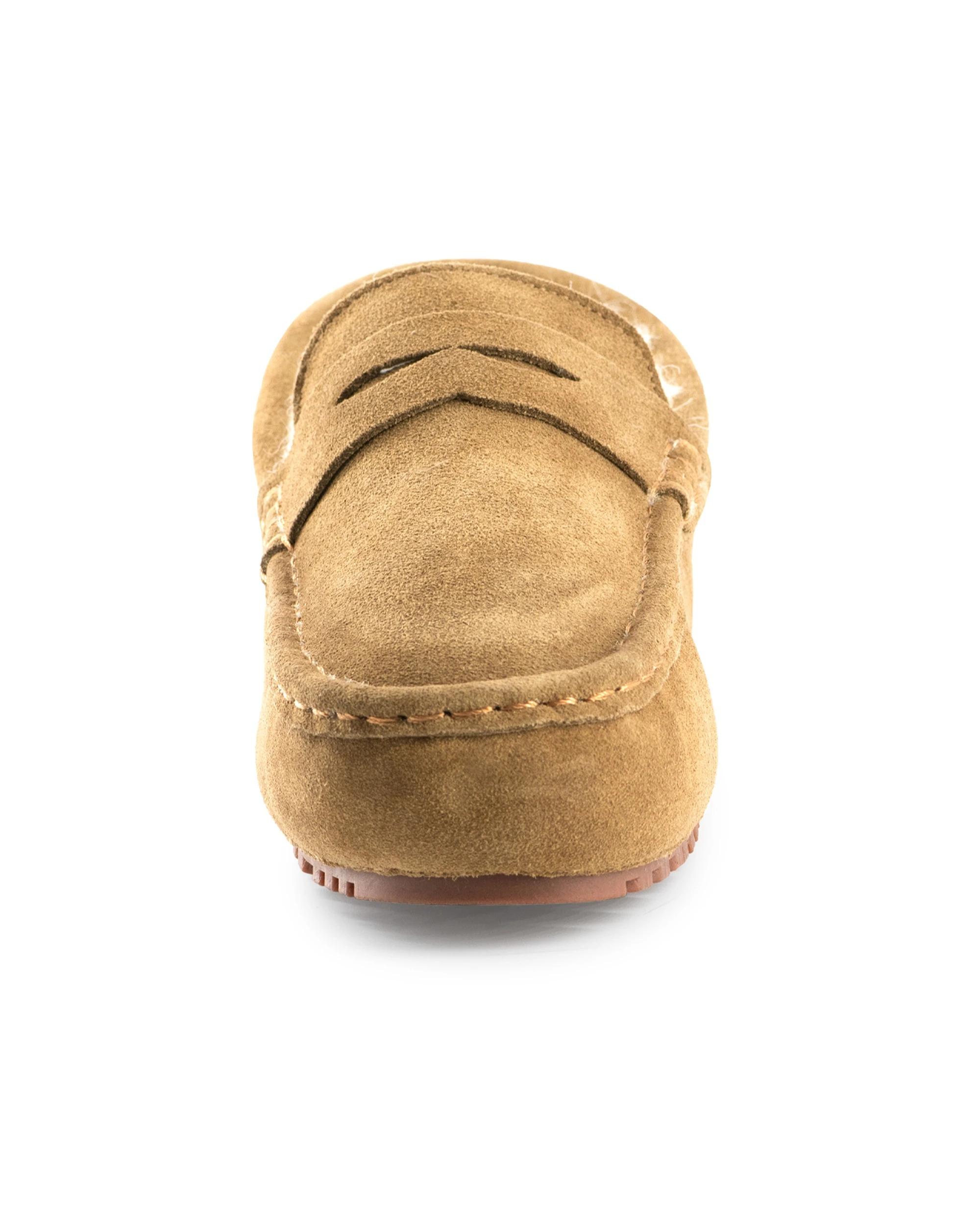 5 Aus Wooli Hand Stitched Unisex Sheepskin Moccasin - Terrigal TAN, 5 of 5