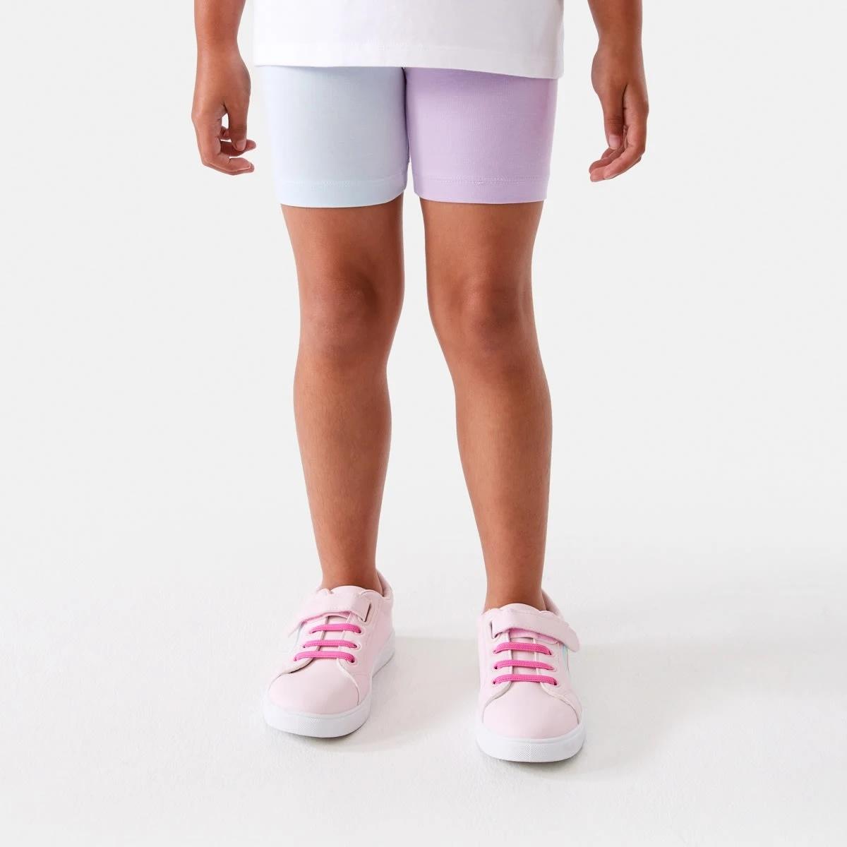 1 Colour Block Bike Shorts Mutli, 1 of 8
