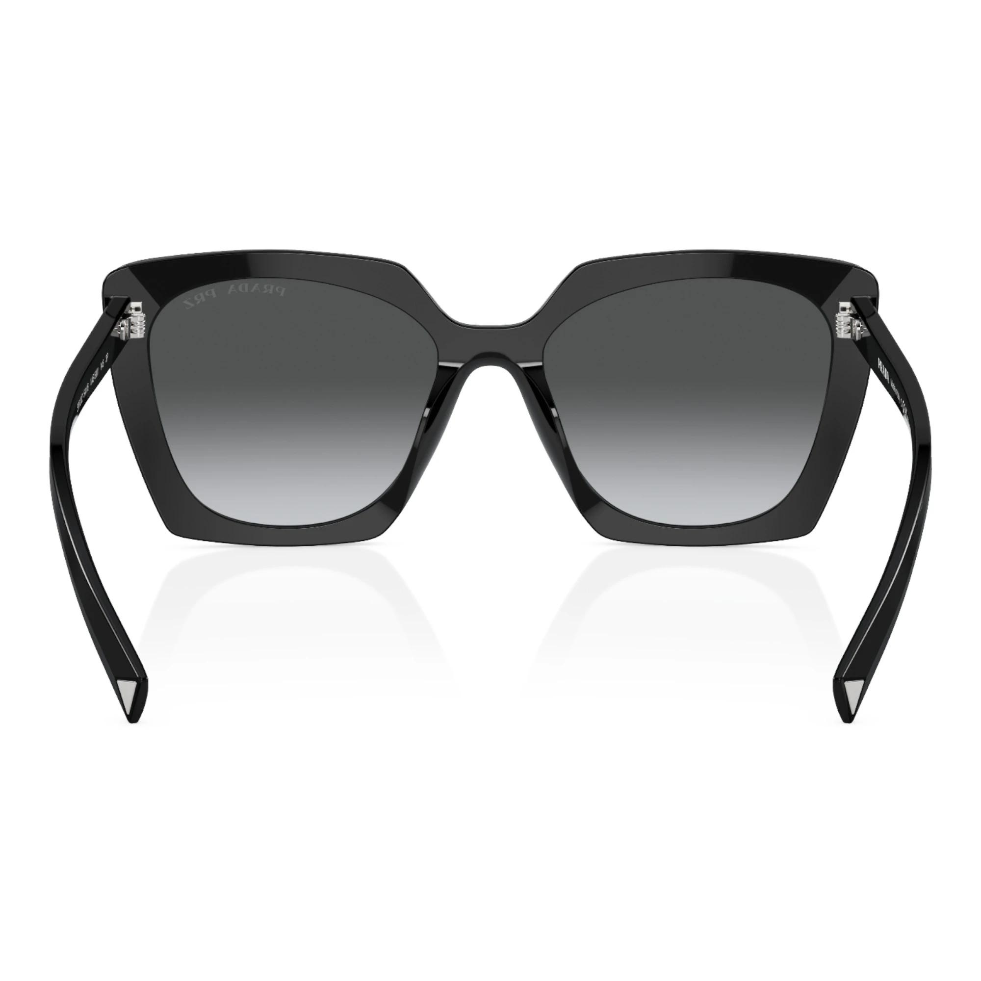 2 Prada Womens Polarised Sunglasses PR23ZS Gradient Sunnies BLACK/POLAR GREY, 2 of 5