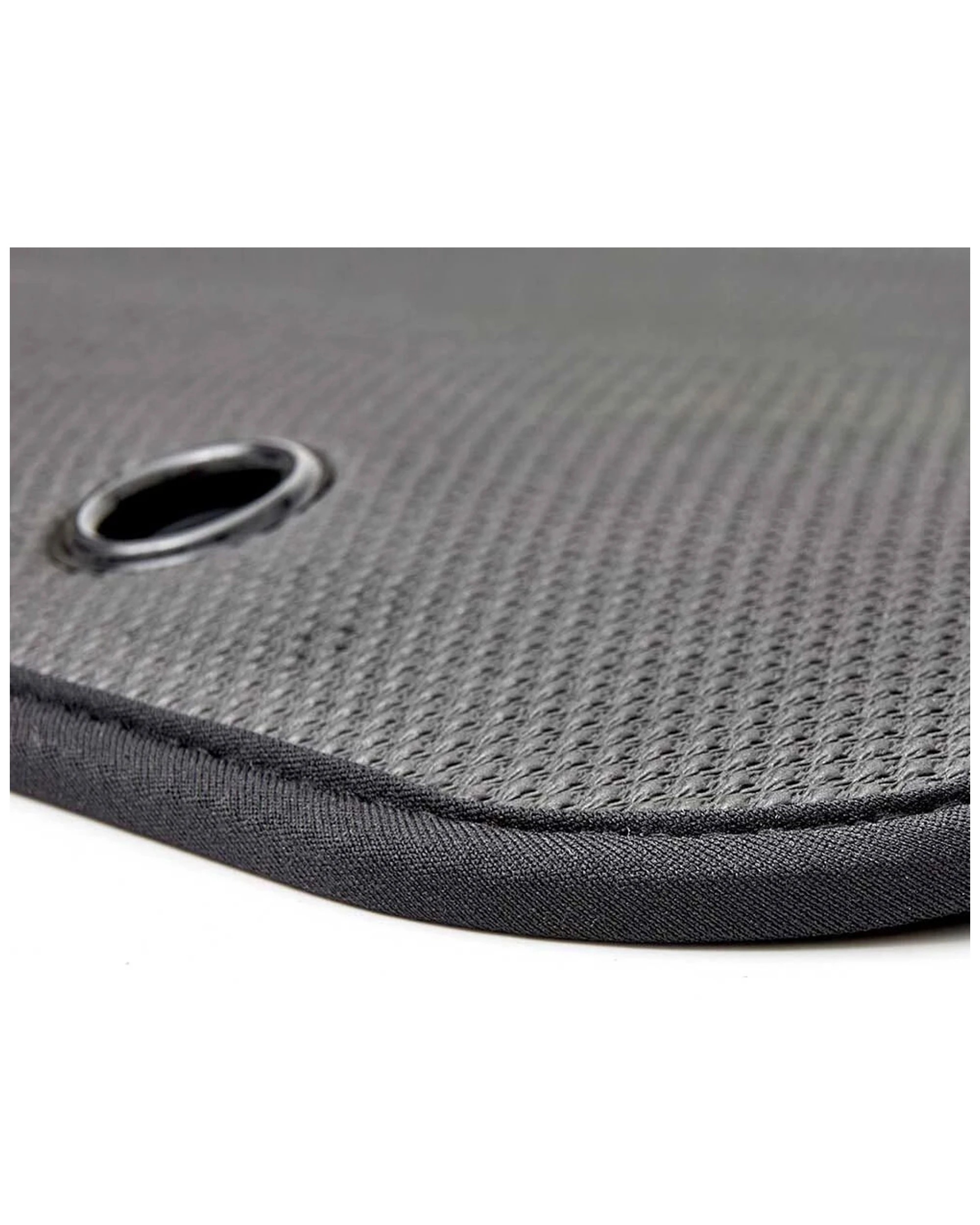 3 Adidas Professional Yoga Mat 5mm Thick POE Textured Grip With Metal Eyelets - Black, 3 of 7