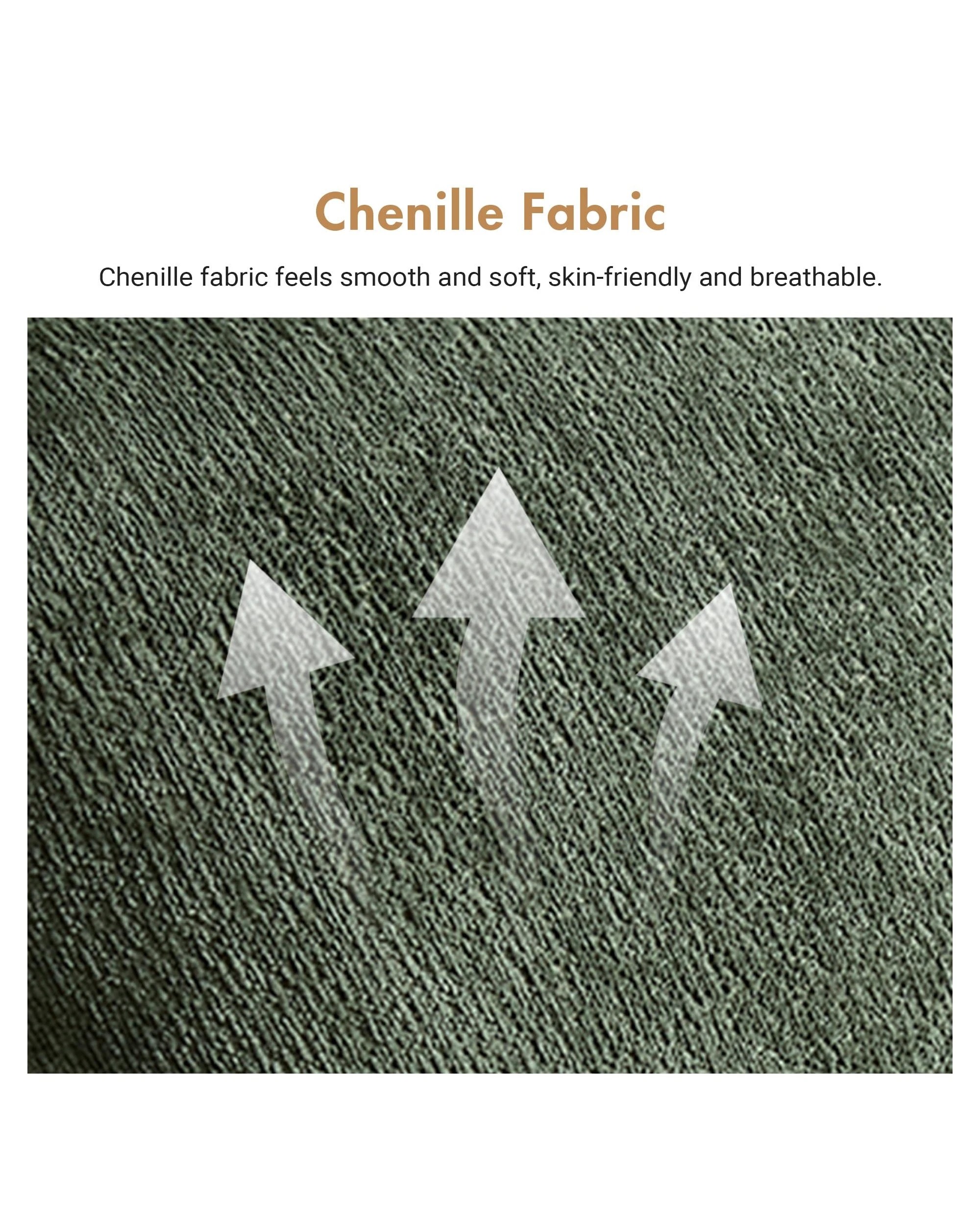 4 Advwin Loveseat Sofa 184cm Chenille Fabric Modern Sectional Couch With Removable Backrest Green, 4 of 7