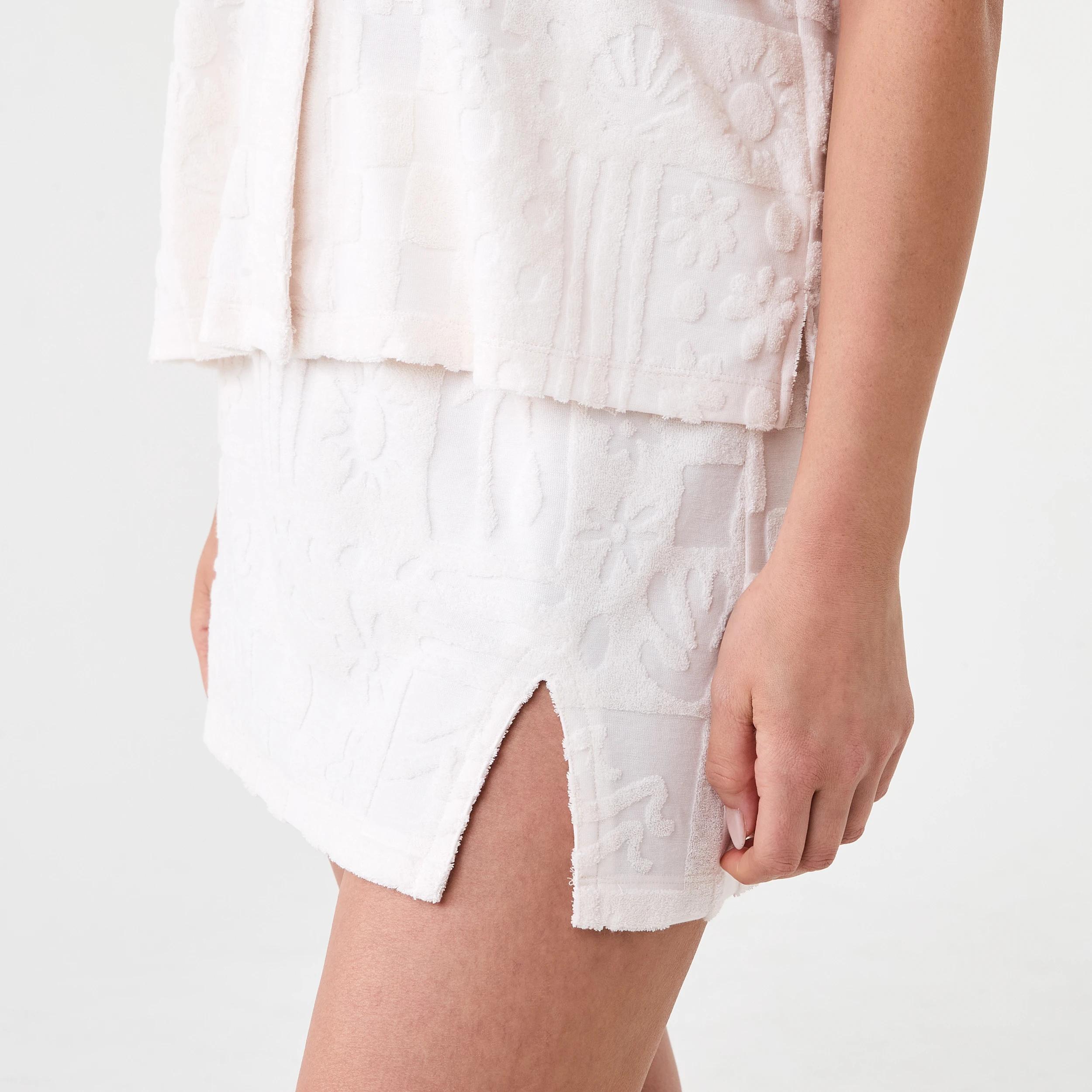 2 Terry Beach Skirt Ecru, 2 of 7