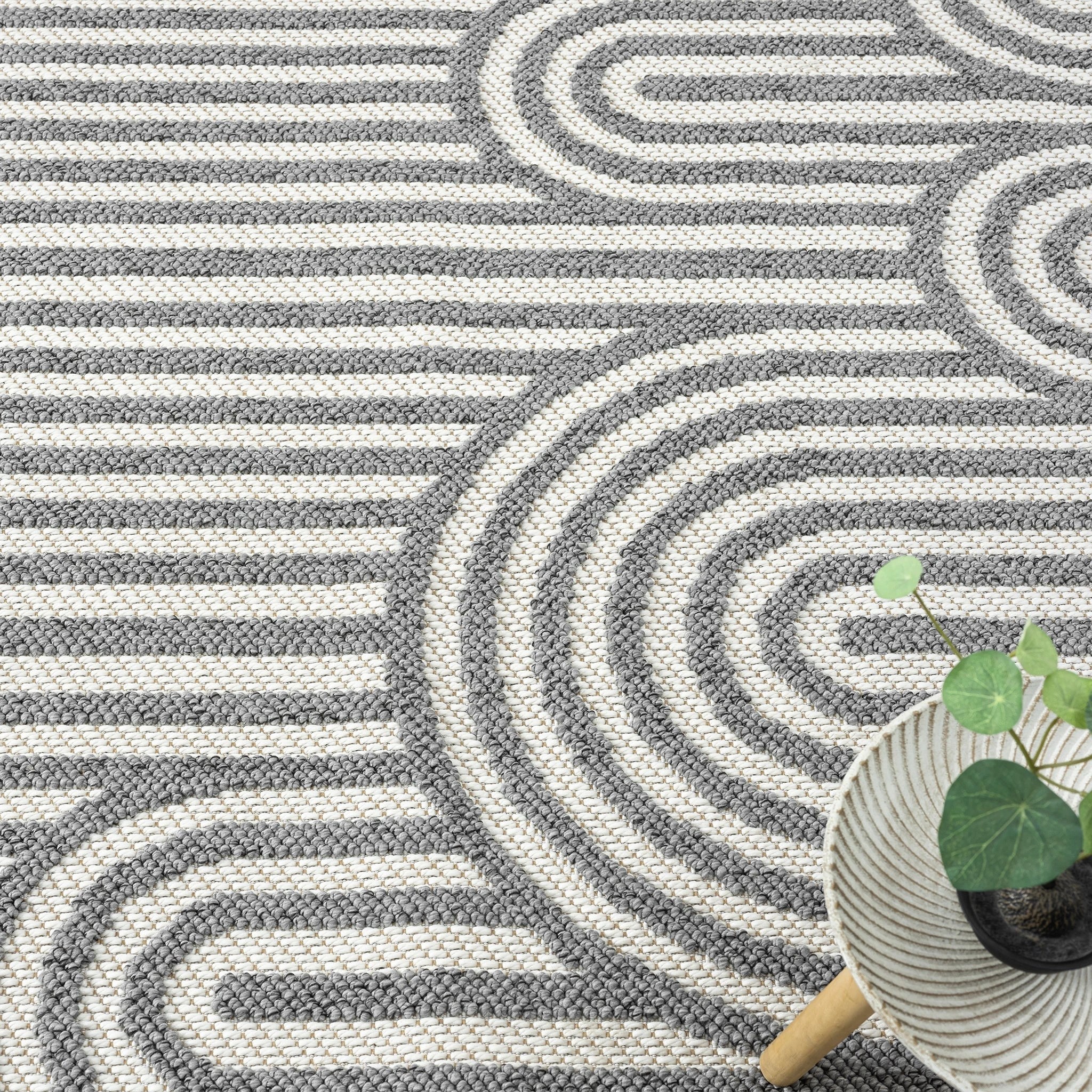 3 La Grace Home Salvino Premium Rug - 240x330cm - Granite, 3 of 10