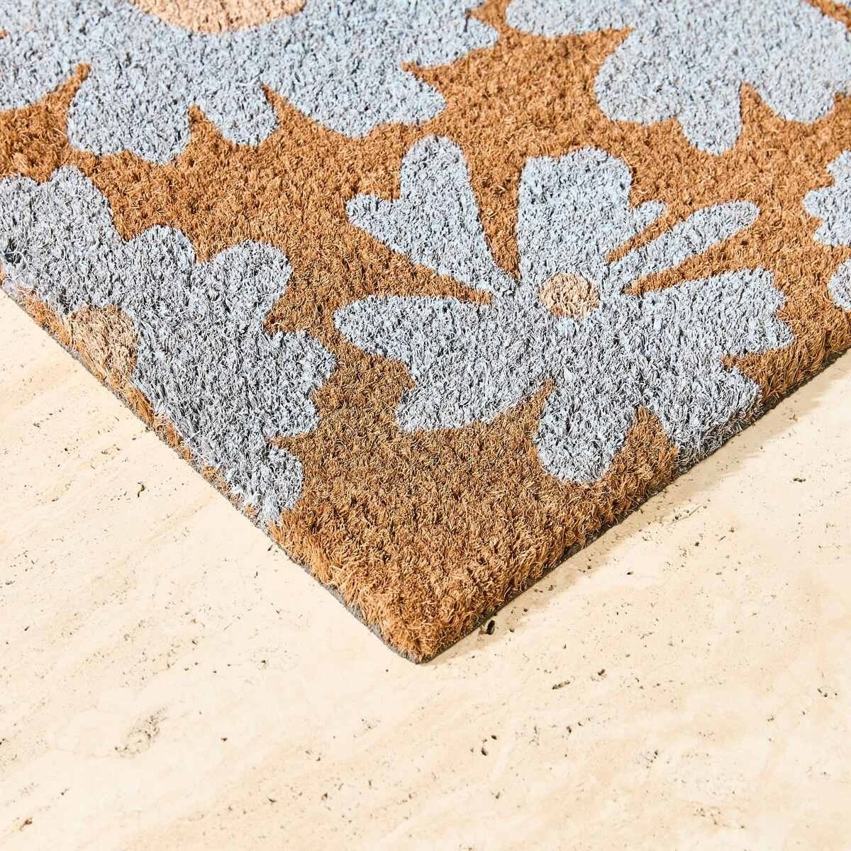 4 Floral Door Mat - 100cm x 45cm, 4 of 5