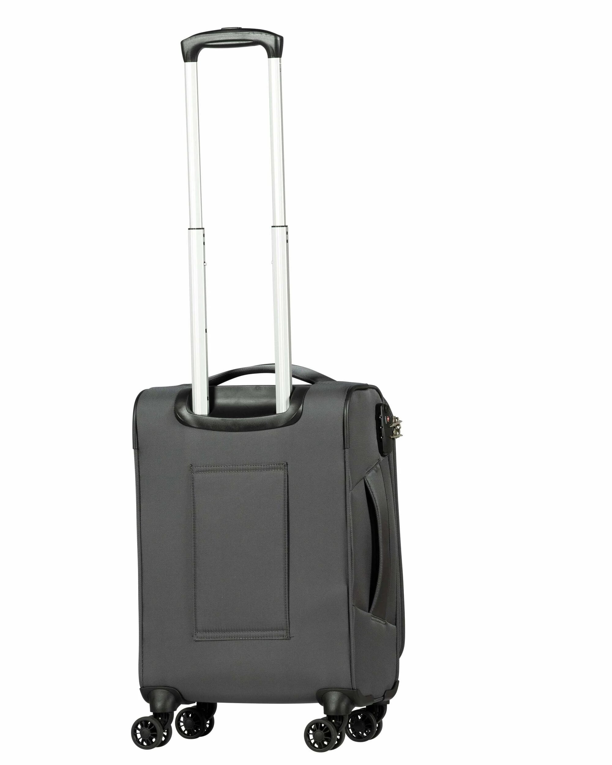 4 Delphin Caspian 2 Softside Carry-On Spinner Suitcase - 56cm - Grey, 4 of 5