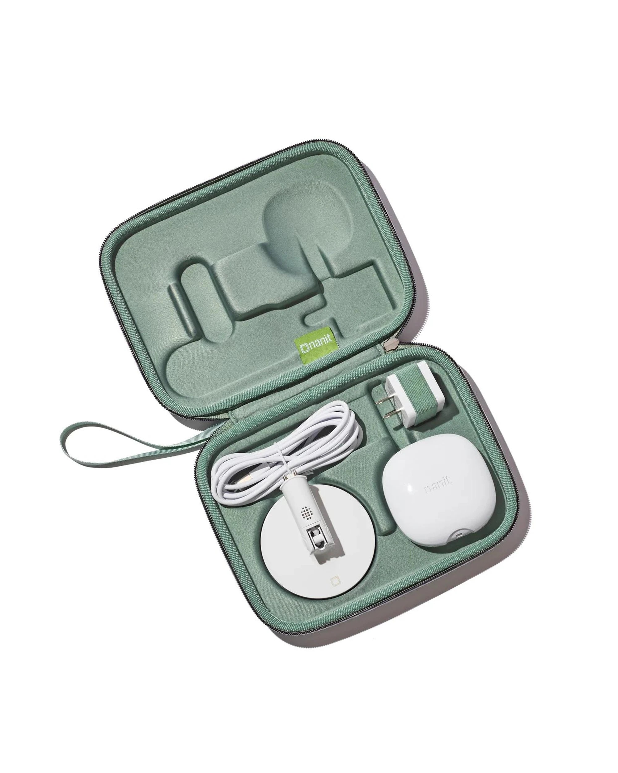 4 Nanit Travel Case for Baby Monitor - Green, 4 of 4