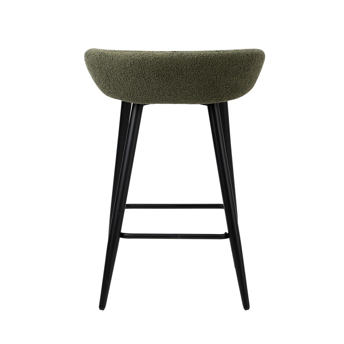 9 Oikiture Bar Stools Set Of 4 Kitchen Dining Chairs Counter Stools Boucle
 - Green, 9 of 10