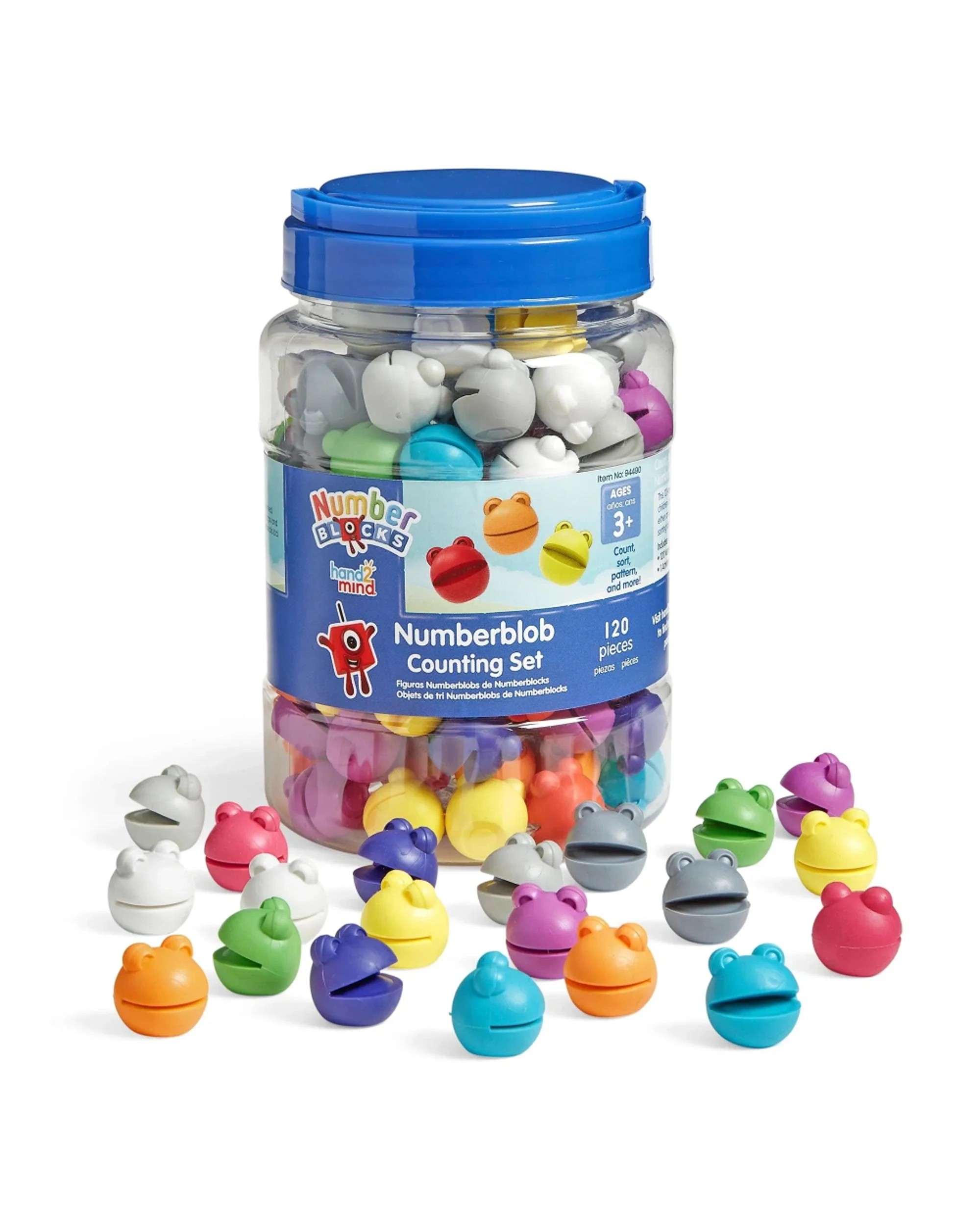 1 Numberblocks Numberblobs 120 Piece Counting Set, 1 of 3