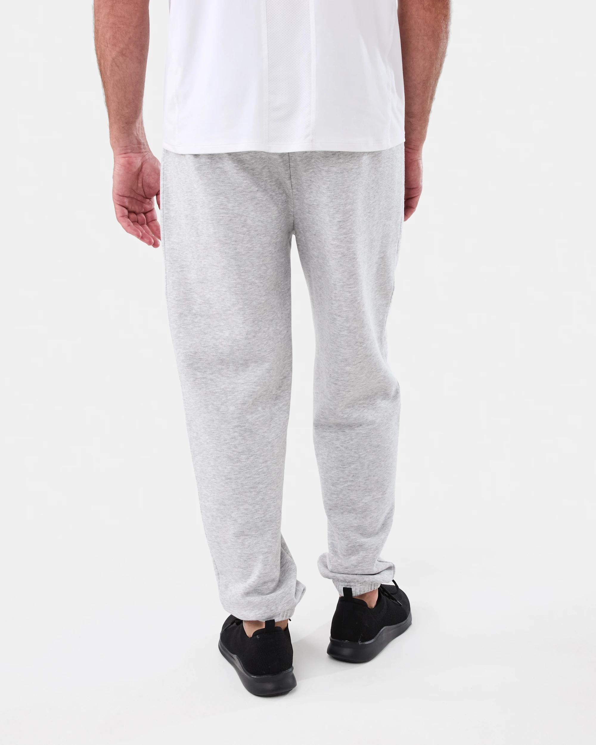 3 Active Mens Panel Trackpants GREY MARLE CORE, 3 of 6
