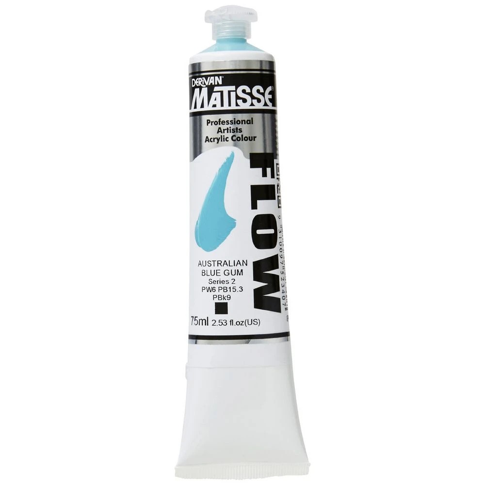 1 Derivan Matisse Flow Paint 75mL Australian Blue Gum S2