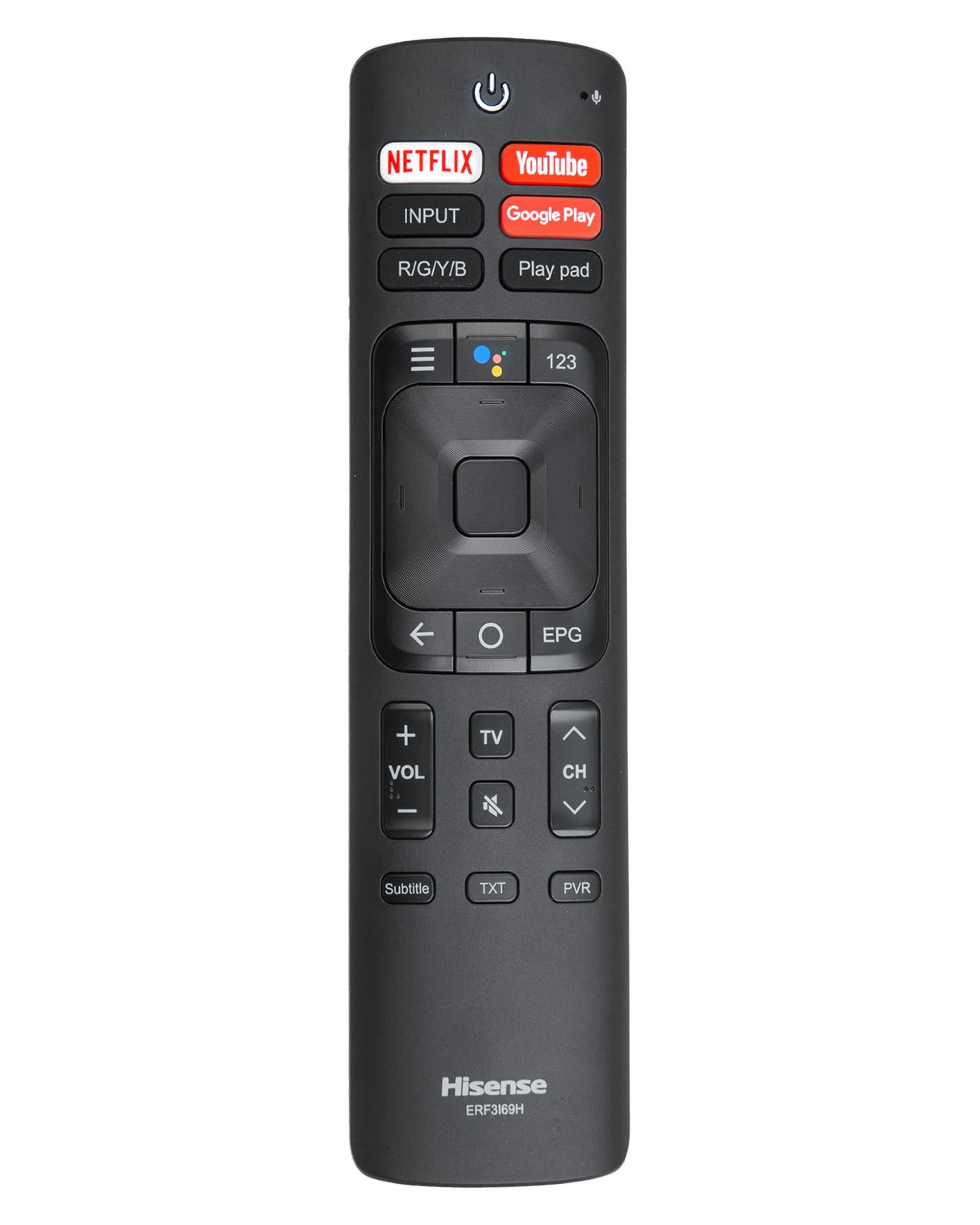 1 Hisense Genuine ERF3I69H TV Remote Control - Black, 1 of 4
