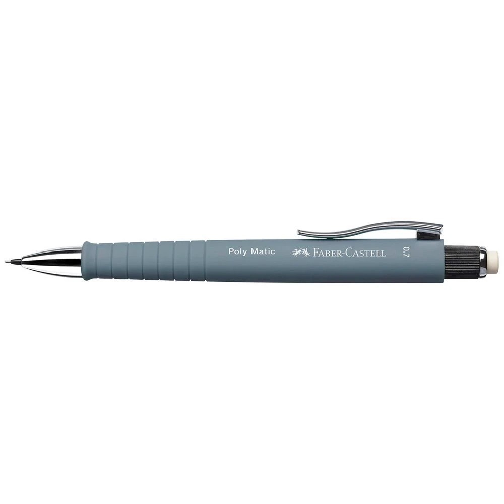 1 Faber-Castell Polymatic Mechanical Pencil 0.7mm Grey, 1 of 4